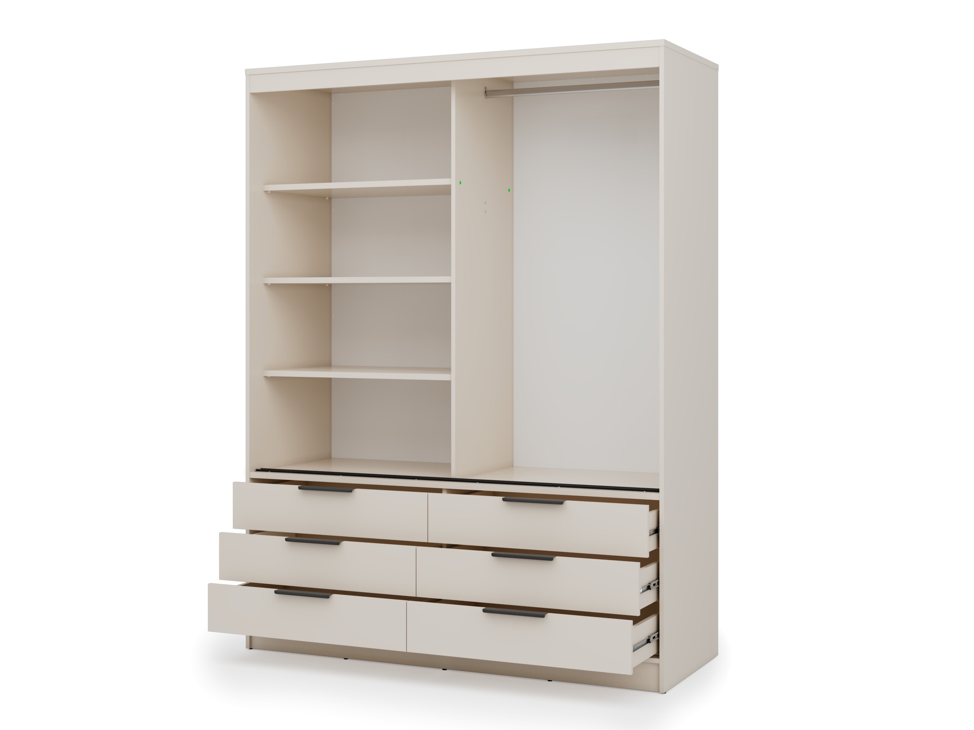 Garderobeskab Fresno 183 (Beige)