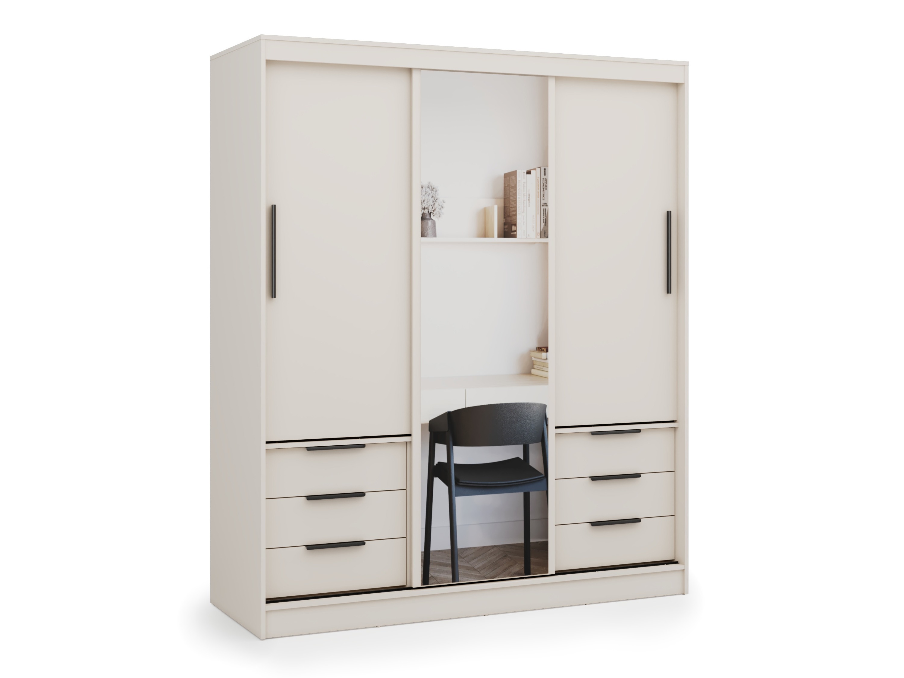 Garderobeskab Fresno 184 (Beige)