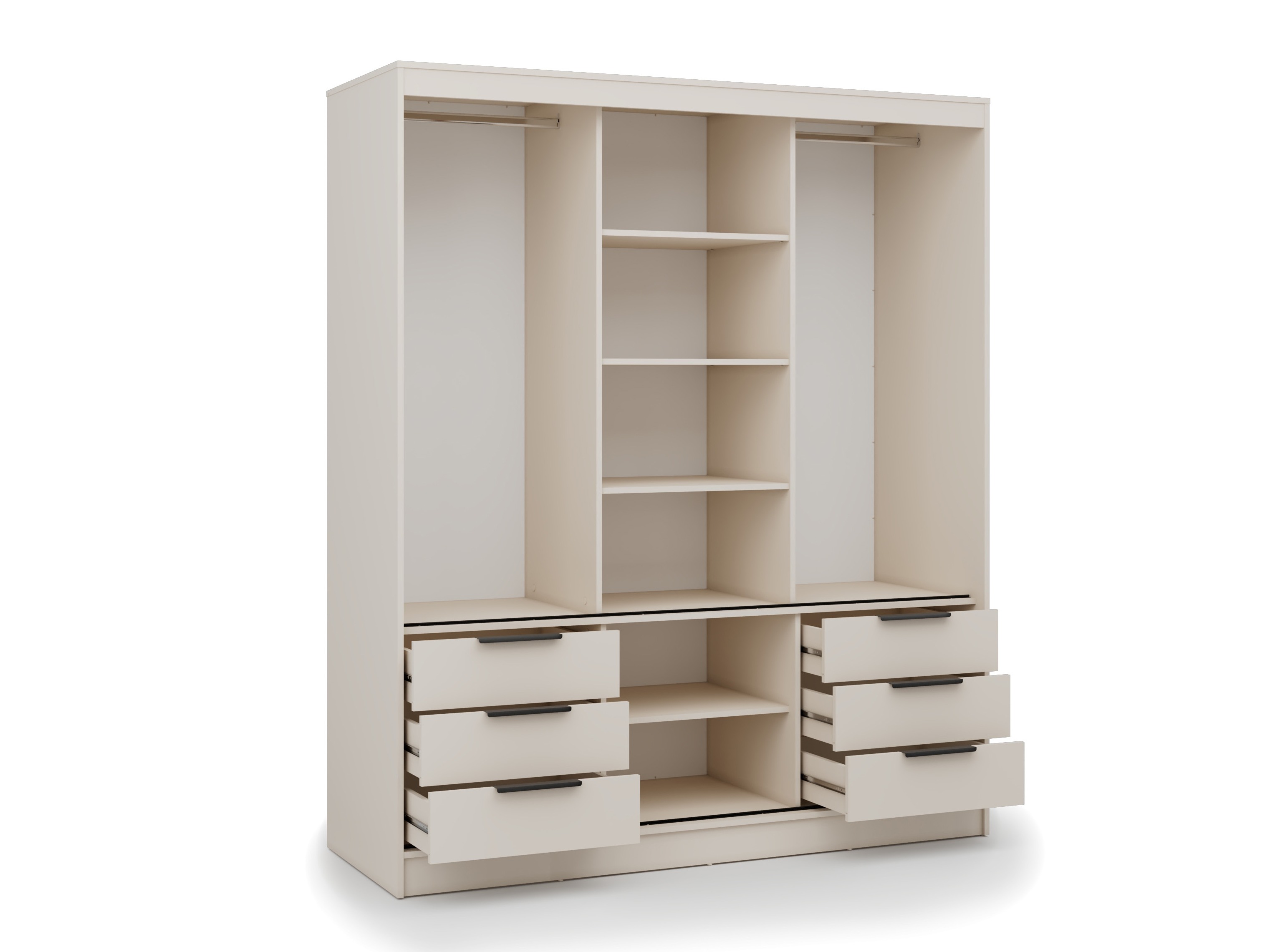 Garderobeskab Fresno 184 (Beige)