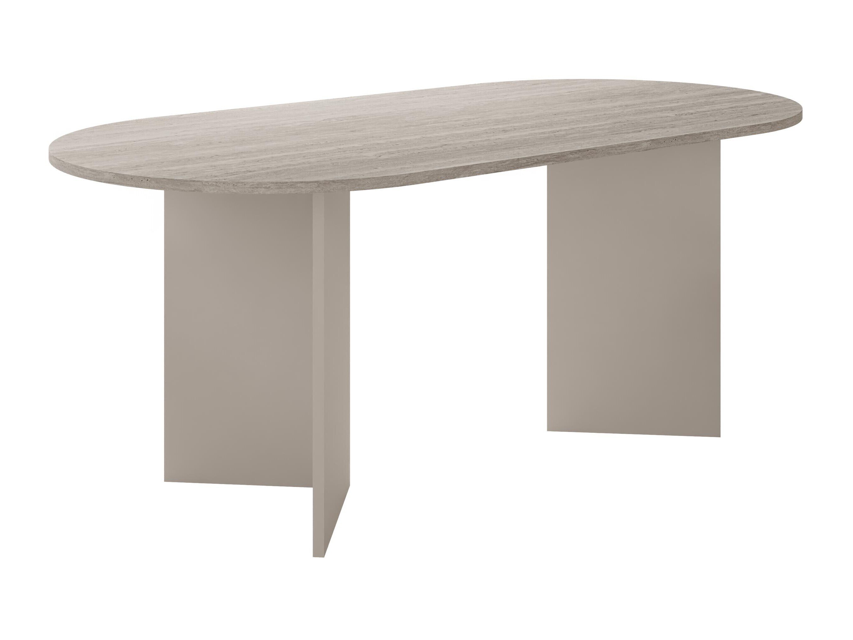 Bord Comfivo Fungus (Lys Travertine + Beige)