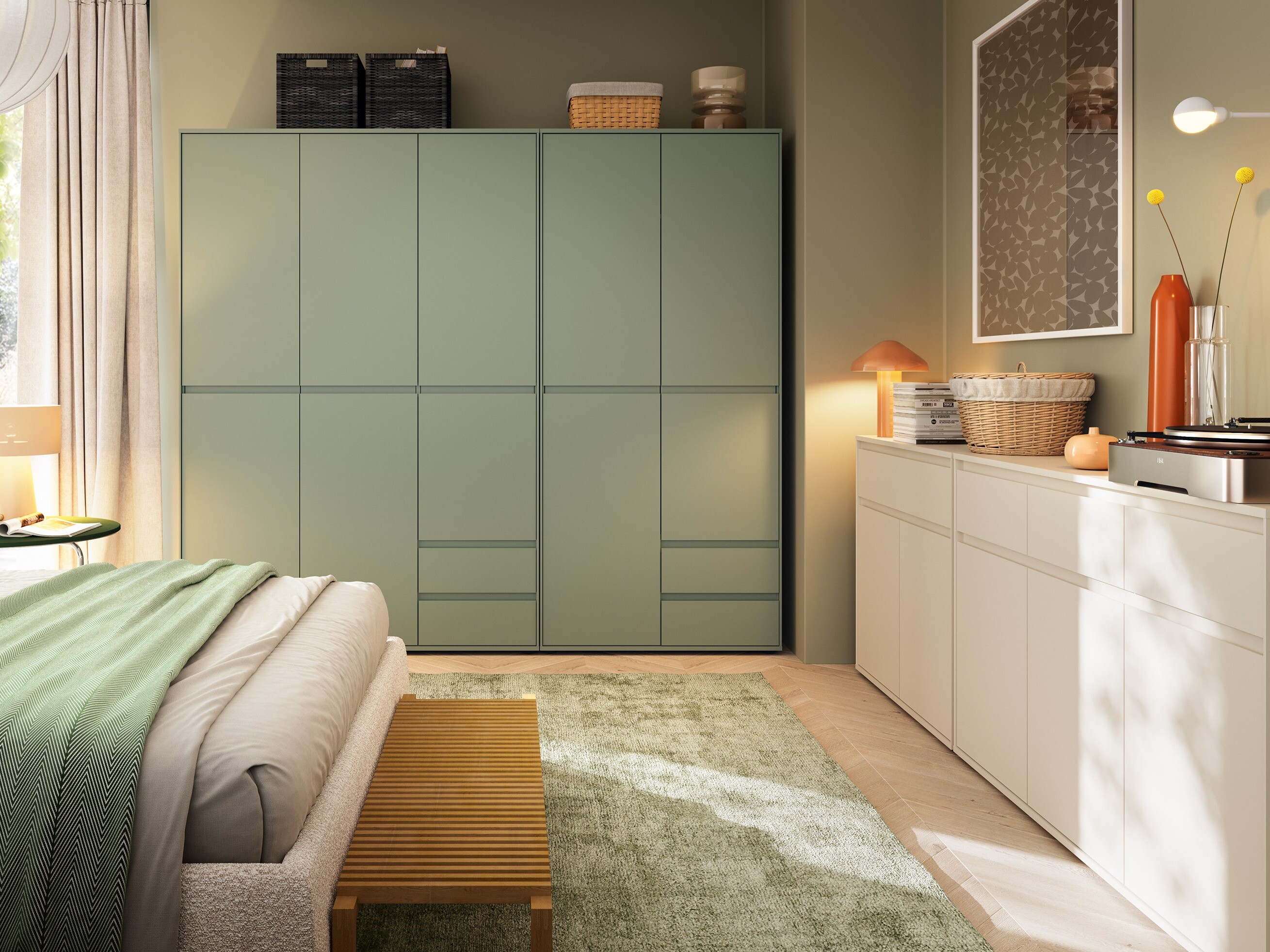 Garderobeskab Torfiou 116 (Grøn)