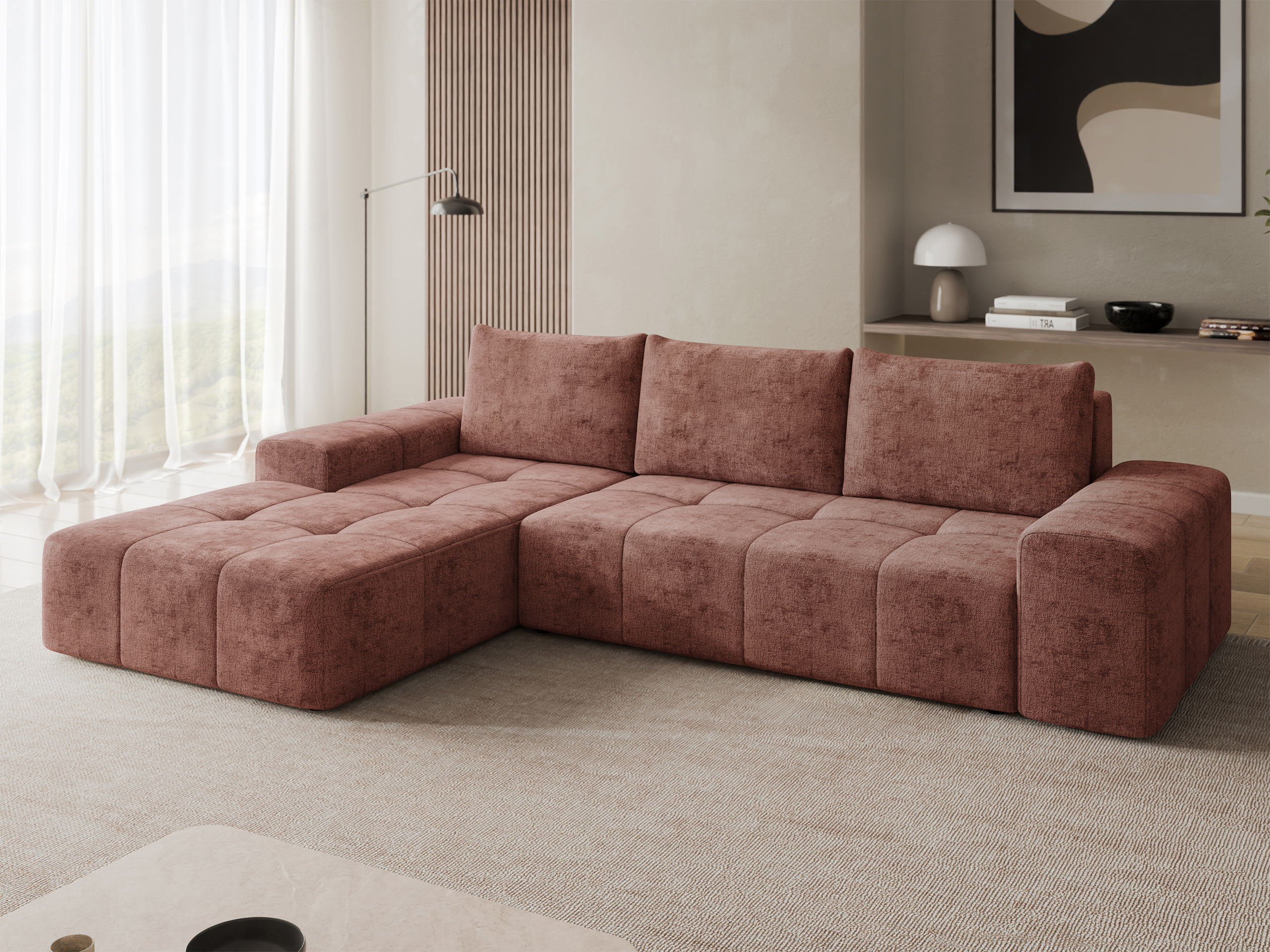 Hjørnesofa Comfivo 591 (Milky 10)