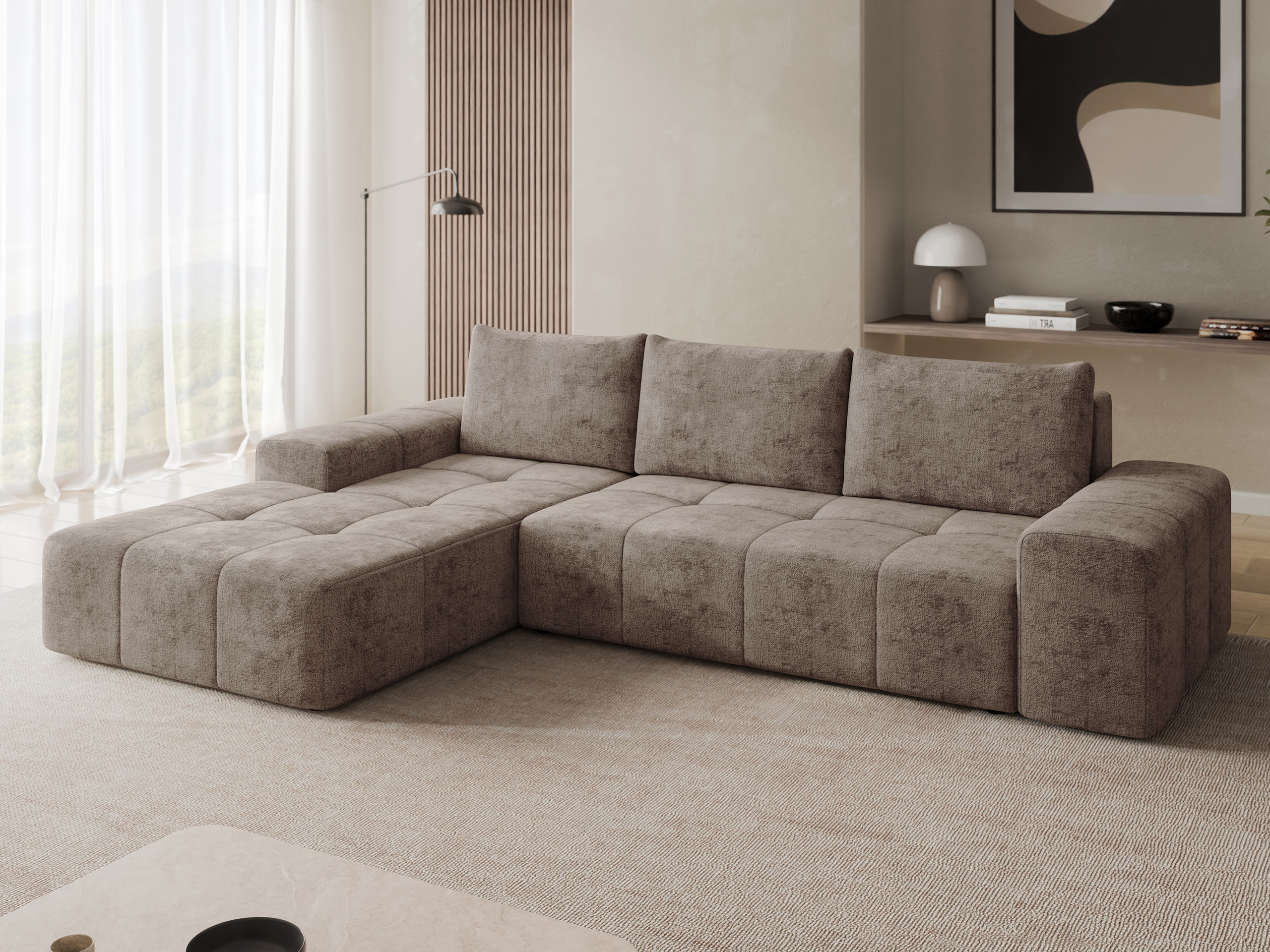 Hjørnesofa Comfivo 591 (Milky 85)