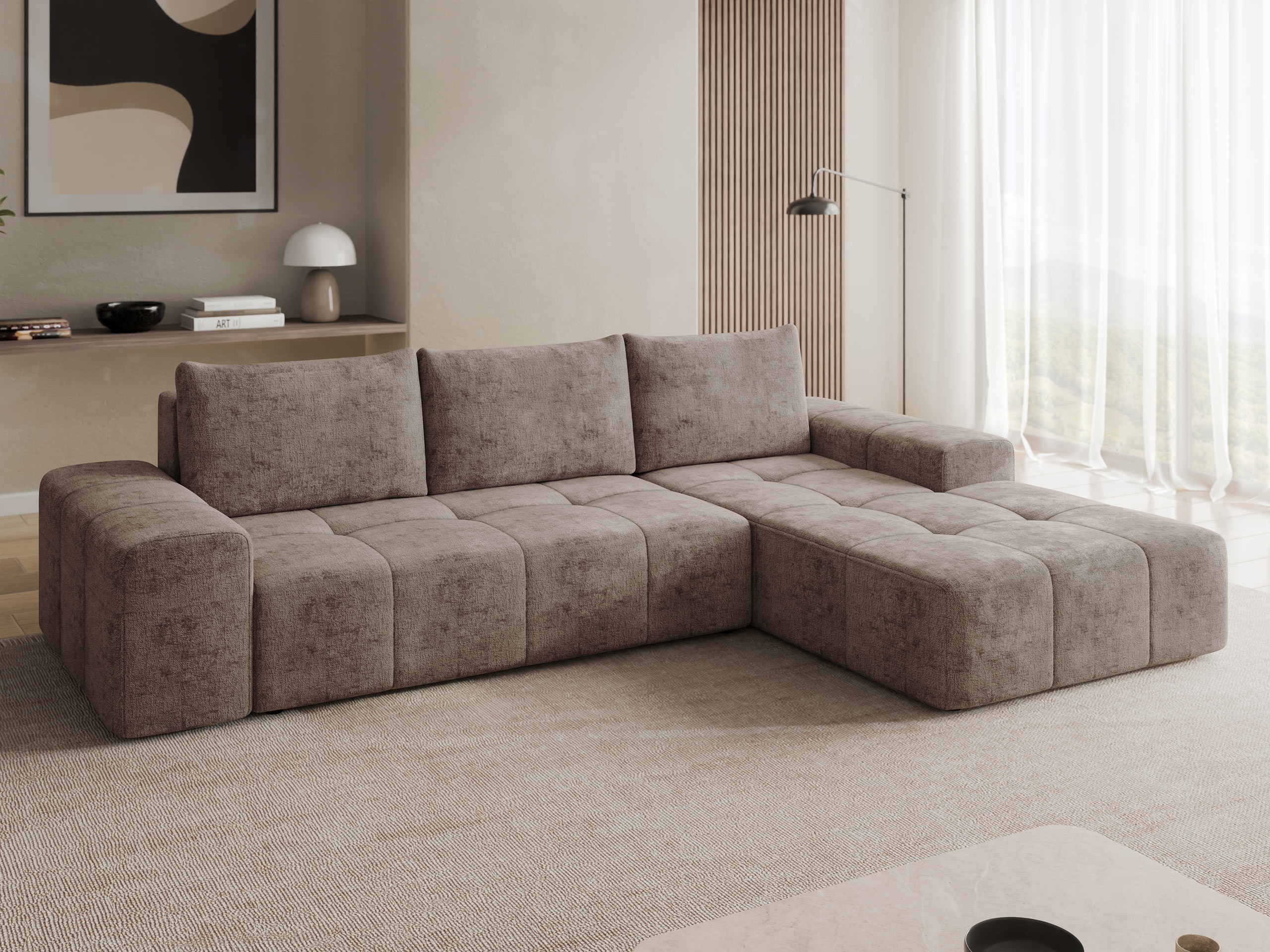 Hjørnesofa Comfivo 591 (Milky 85)
