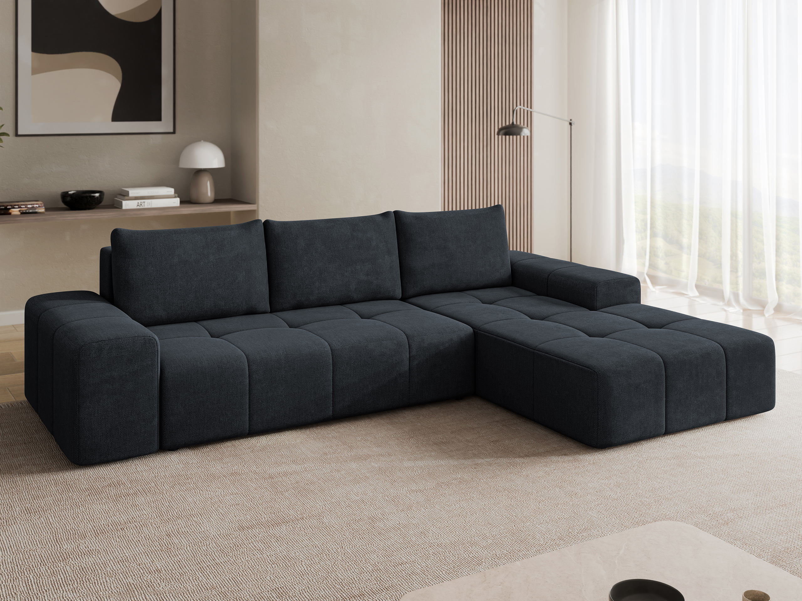 Hjørnesofa Comfivo 591 (Spirit Black)