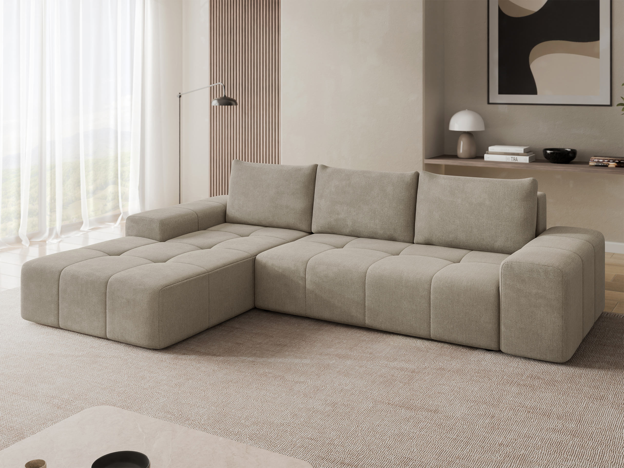Hjørnesofa Comfivo 591 (Spirit Taupe)