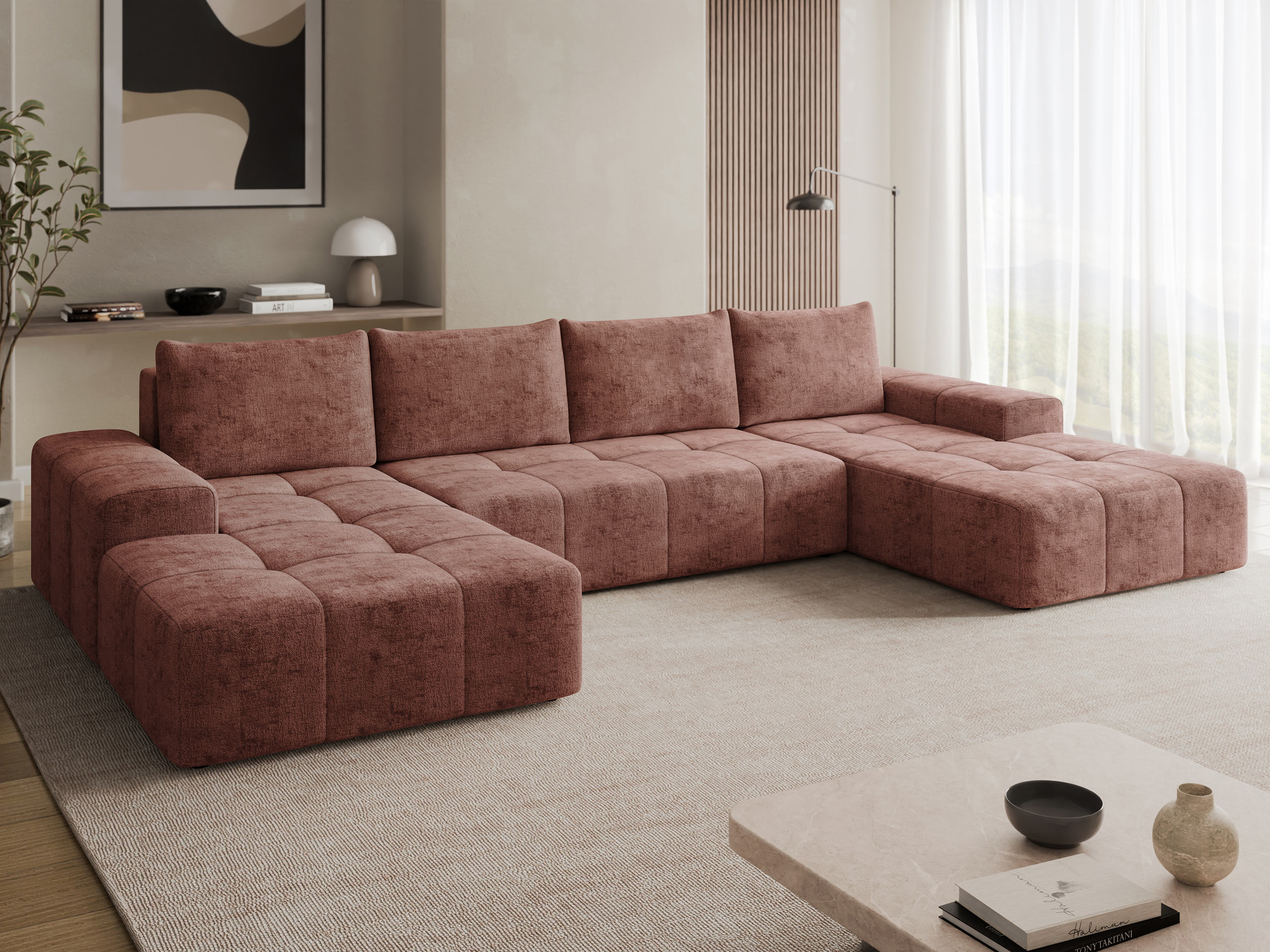 Hjørnesofa Comfivo Origor II (Milky 10)