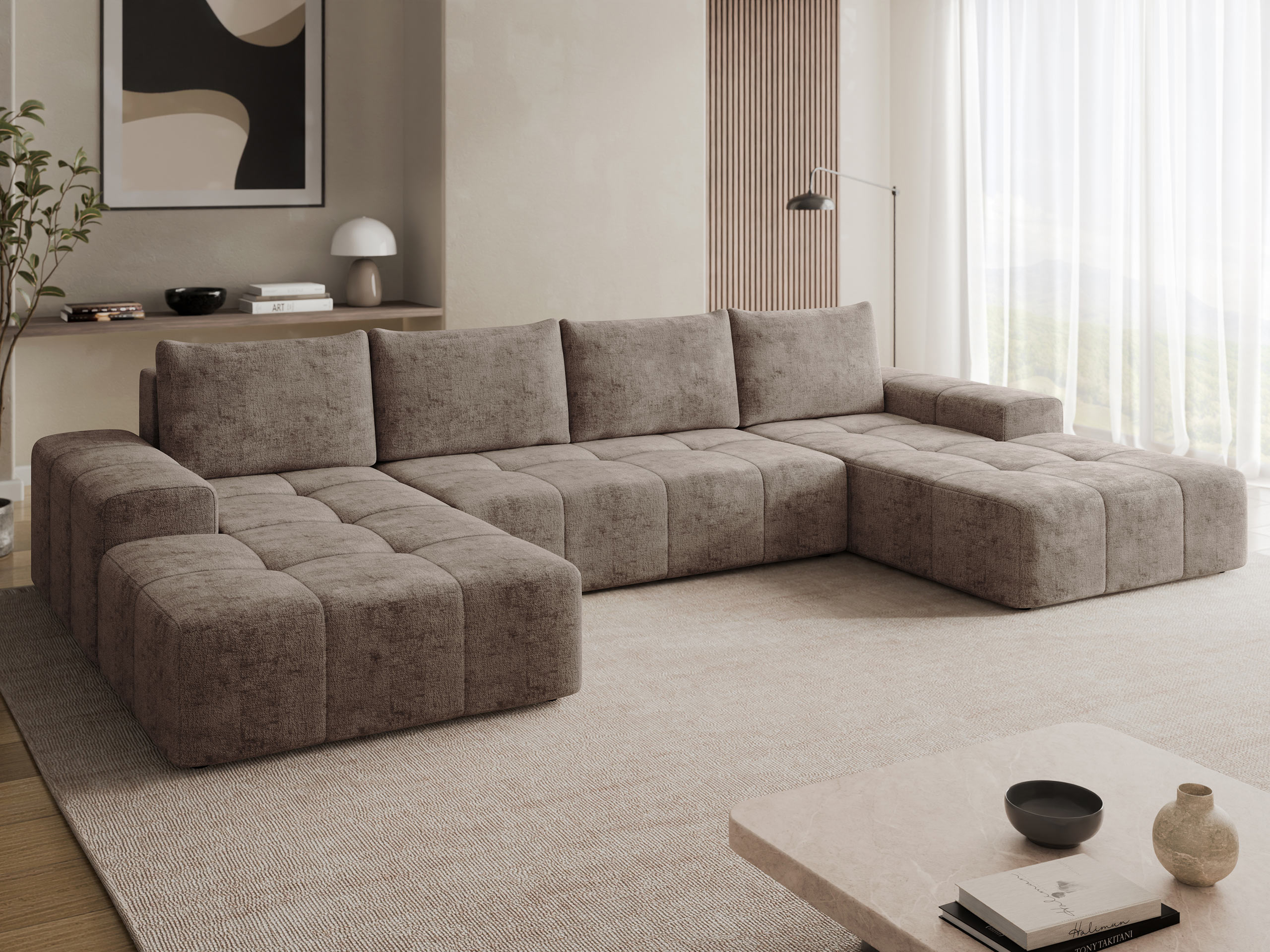 Hjørnesofa Comfivo Origor II (Milky 85)