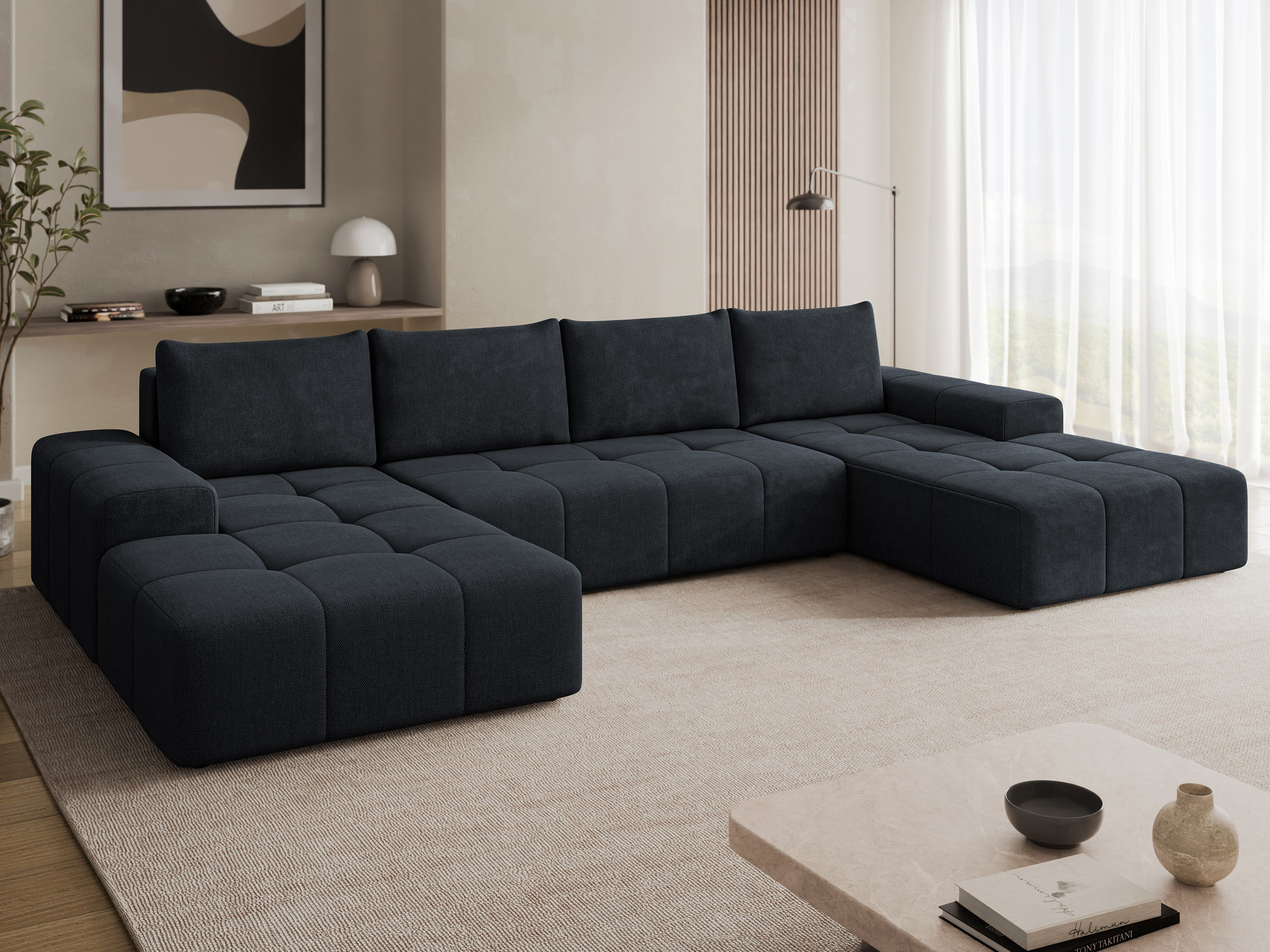 Hjørnesofa Comfivo Origor II (Spirit Black)