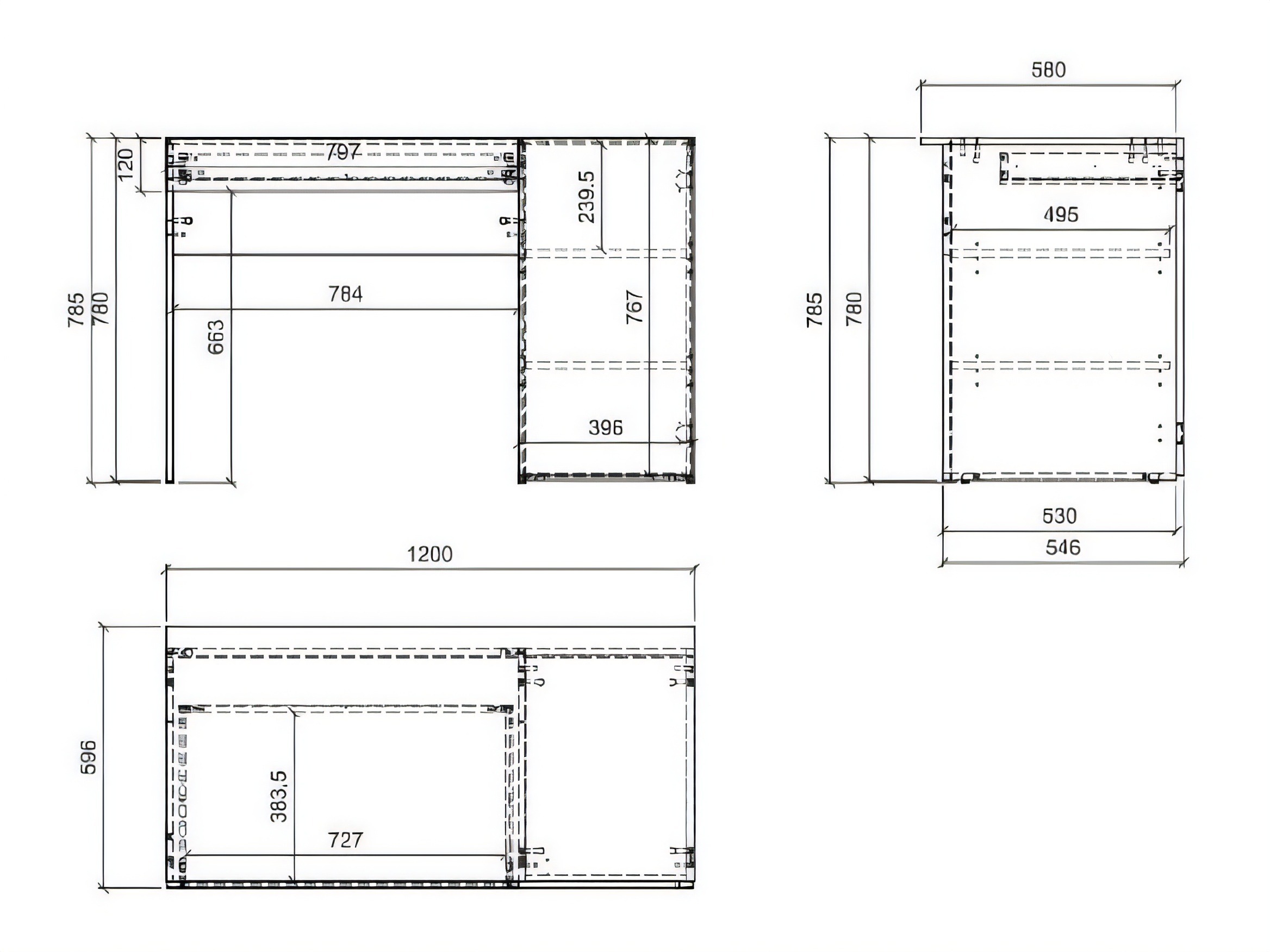 Skrivebord Floveni 122