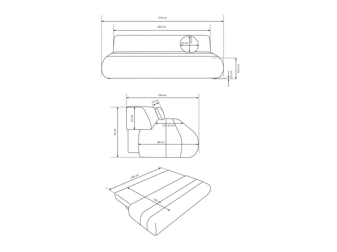 Sovesofa Kingston 211 (Wilma 12)