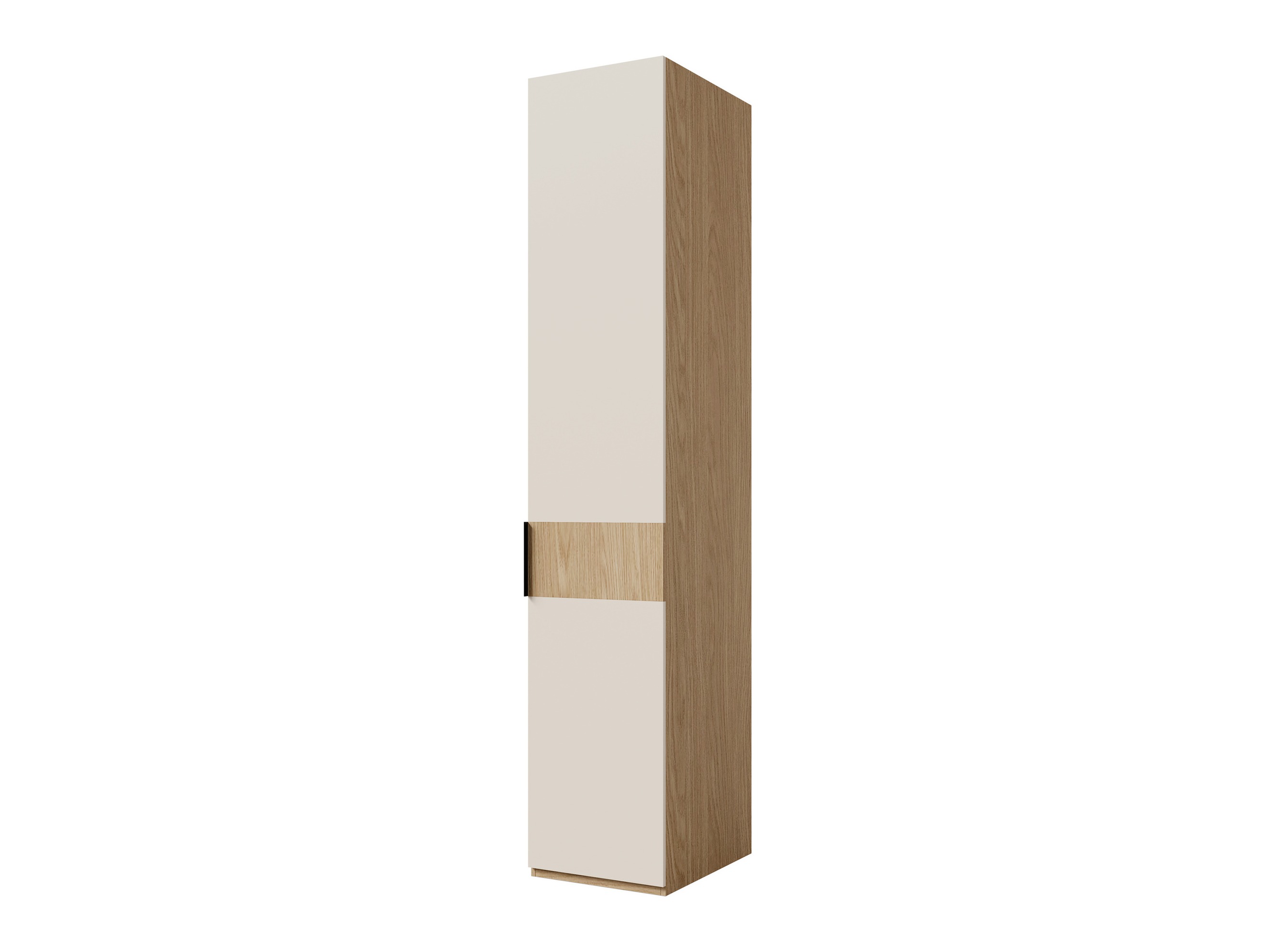 Garderobeskab Toledo 141 (Egetræ + Beige)