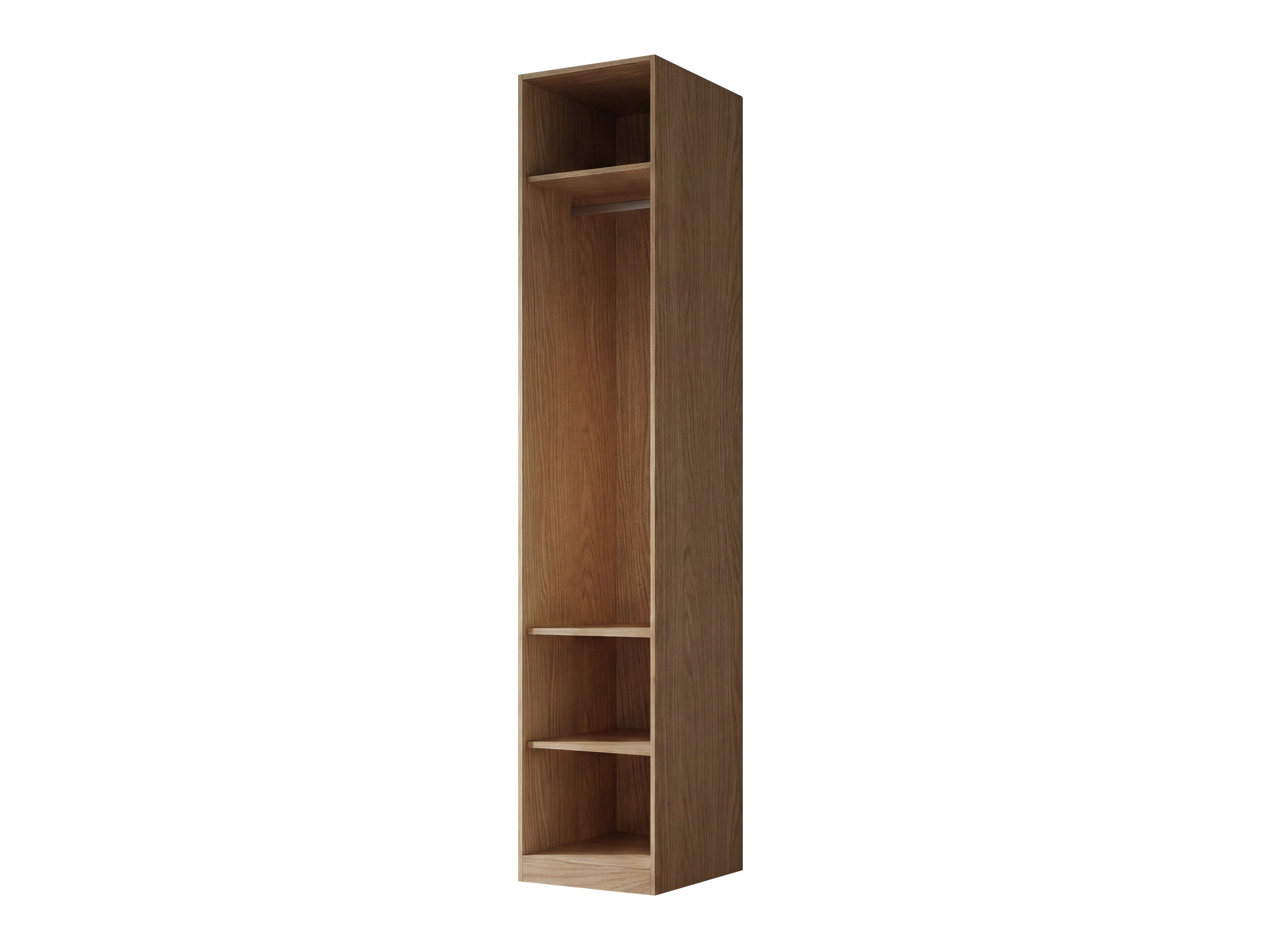 Garderobeskab Toledo 141 (Egetræ + Beige)