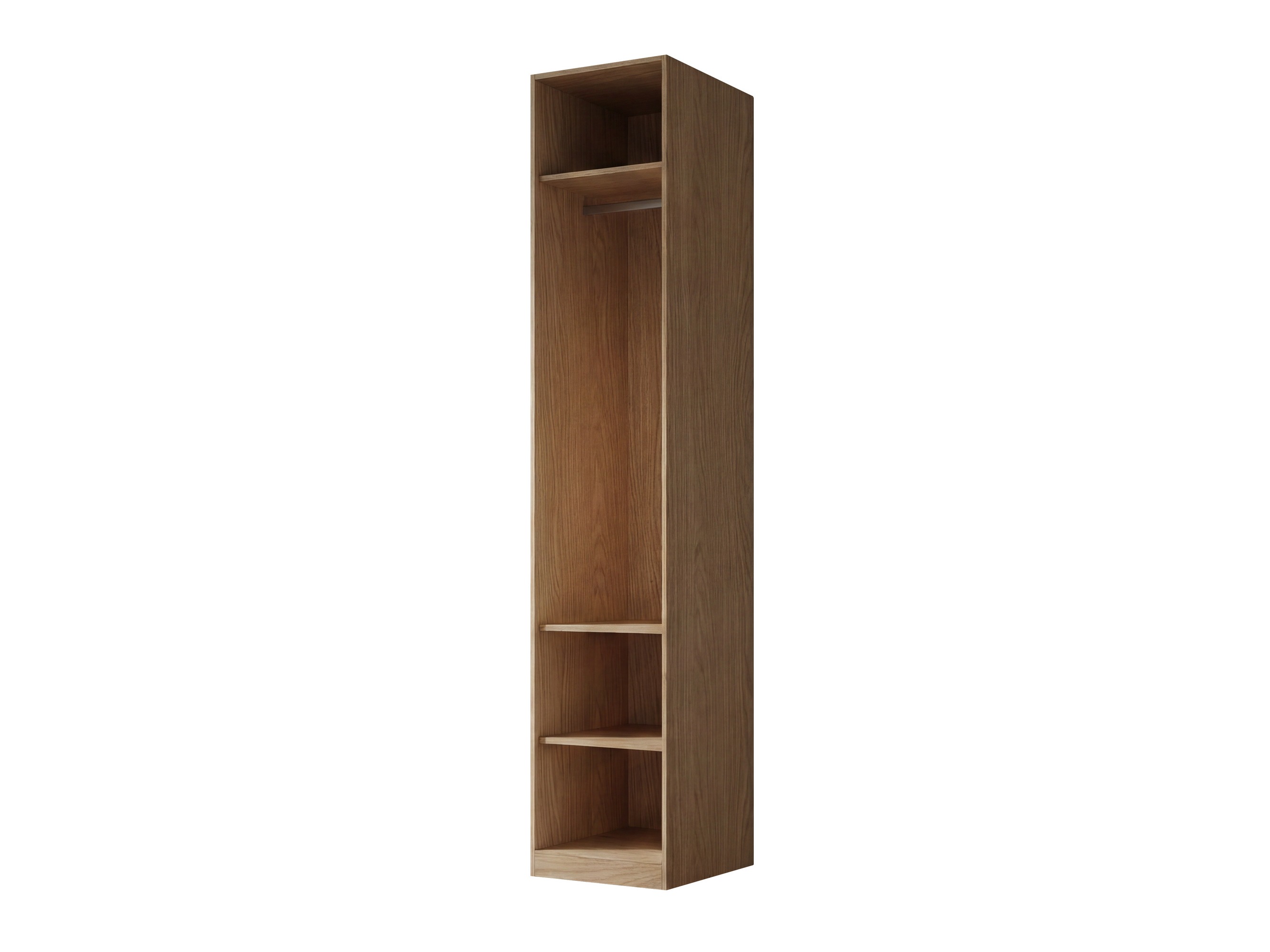 Garderobeskab Toledo 141 (Egetræ + Beige)