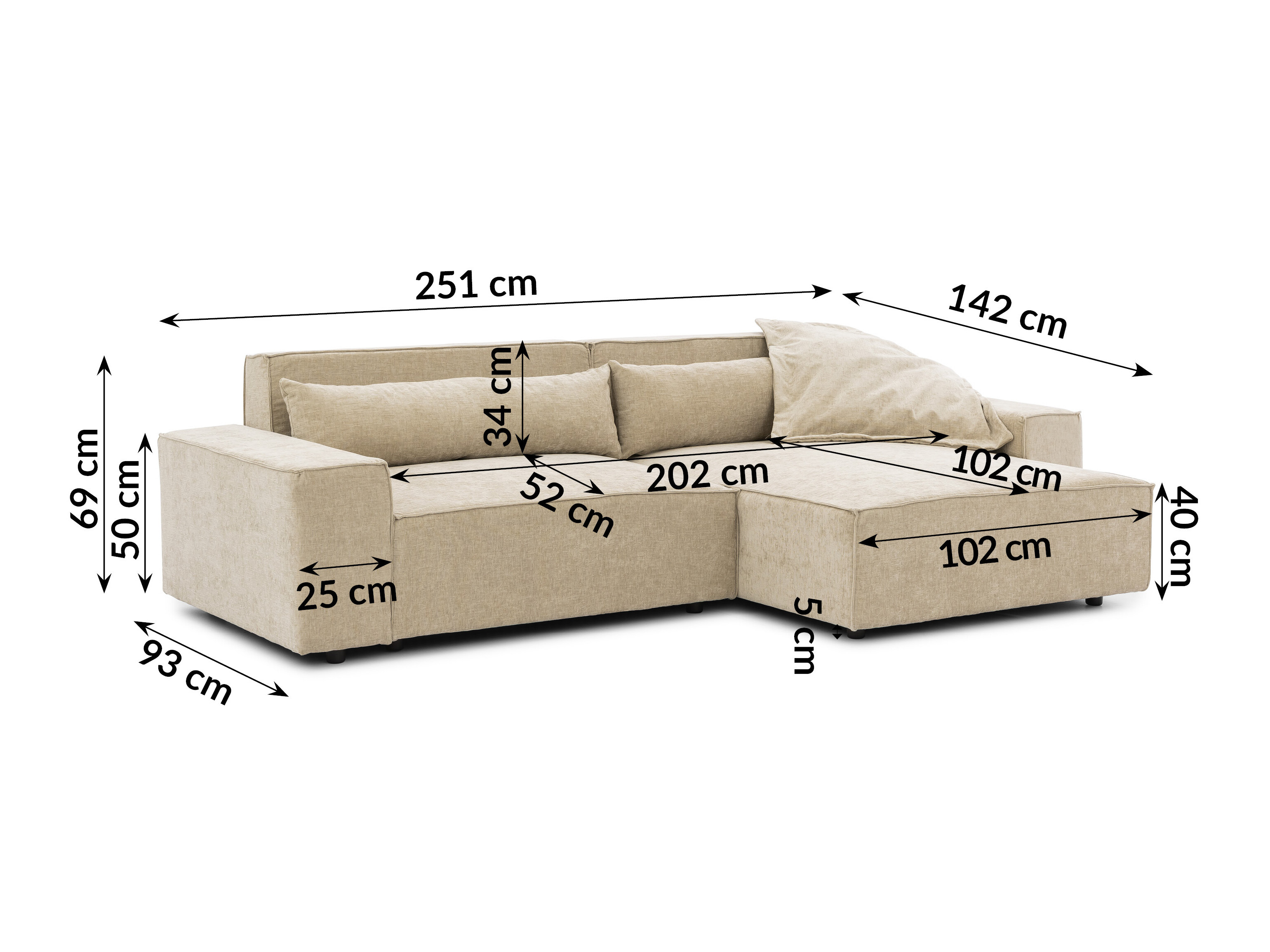 Hjørnesofa Rocklin 113 (Eddy 02)