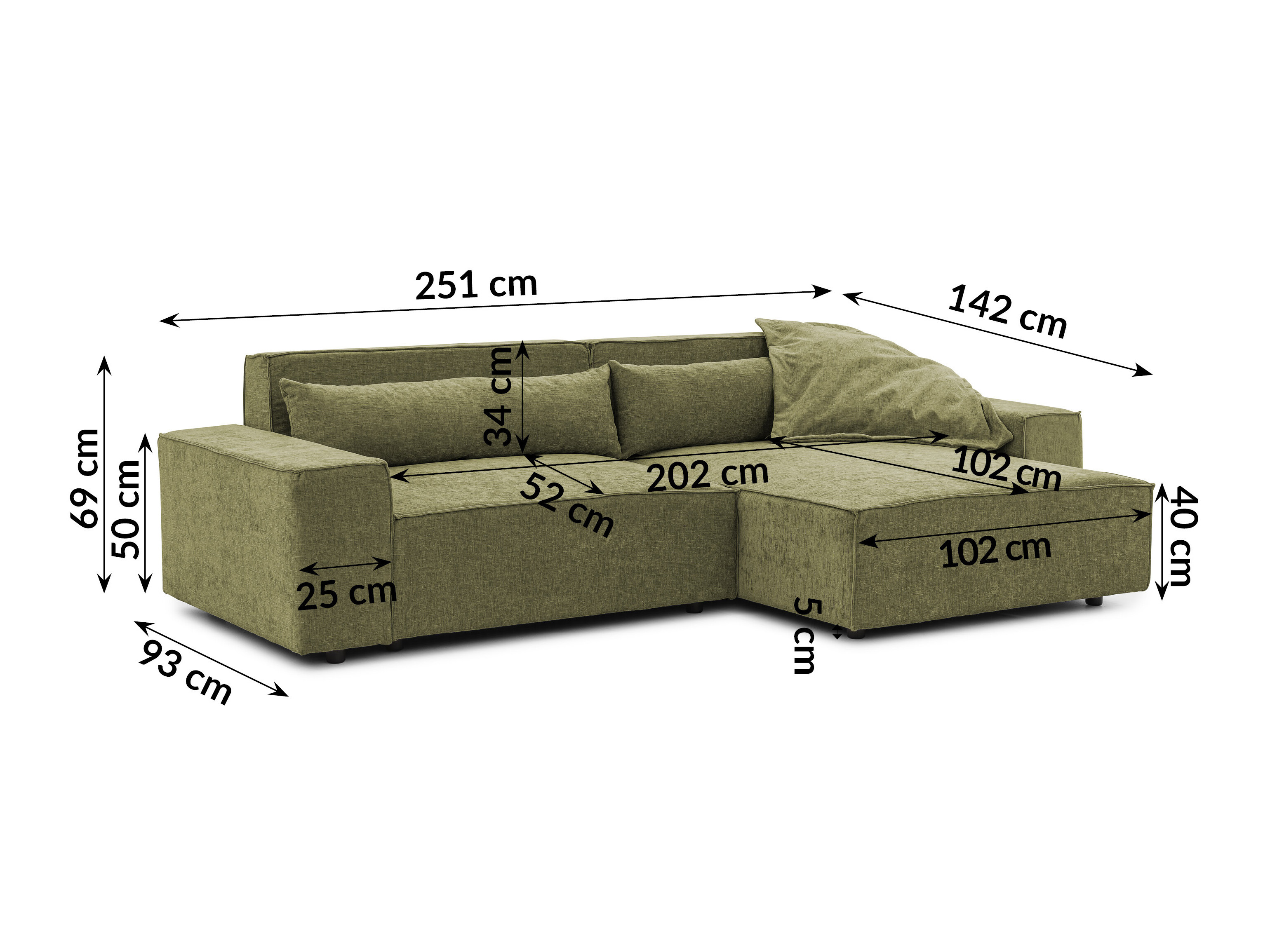 Hjørnesofa Rocklin 113 (Eddy 13)
