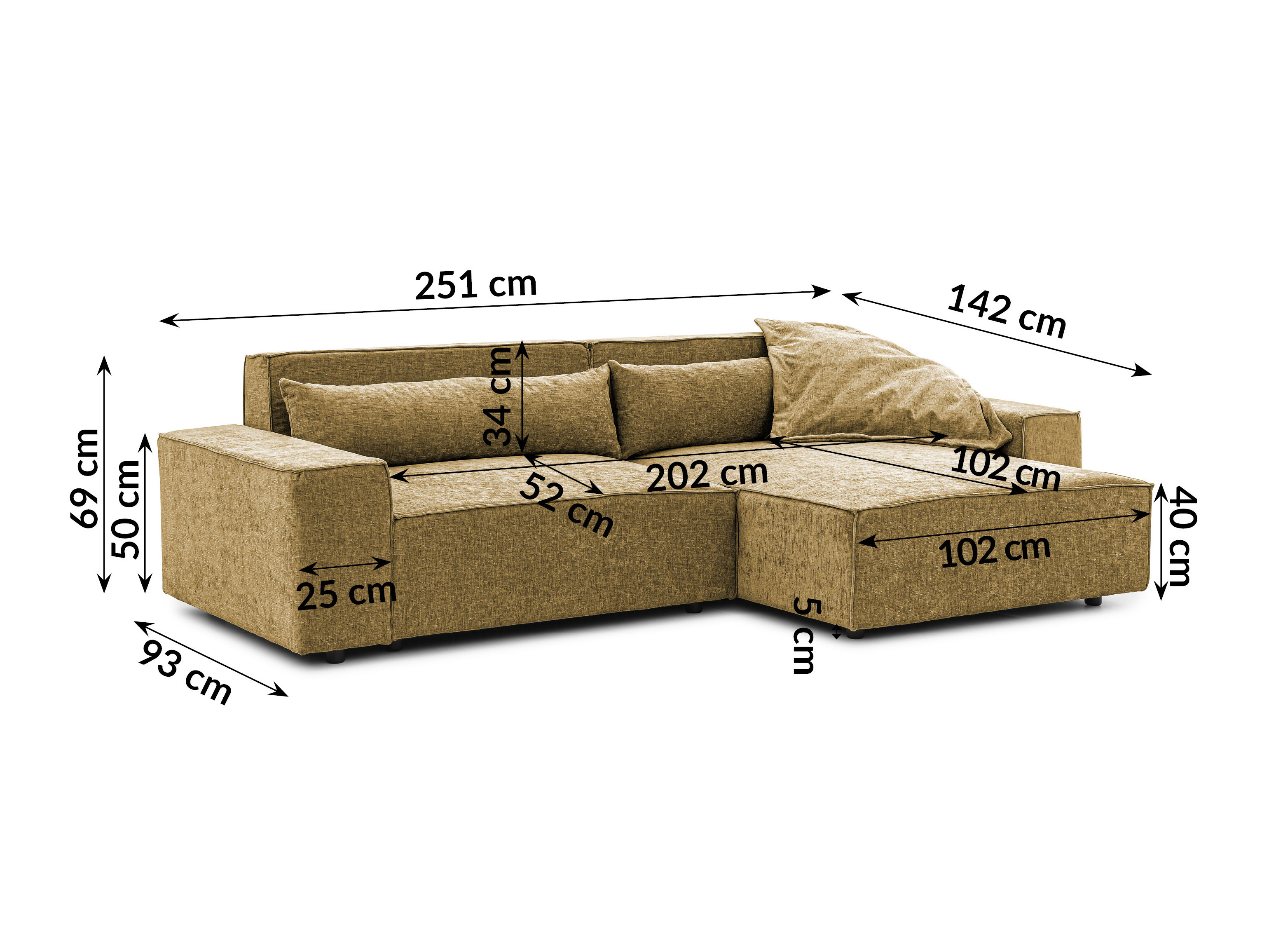 Hjørnesofa Rocklin 113 (Eddy 14)