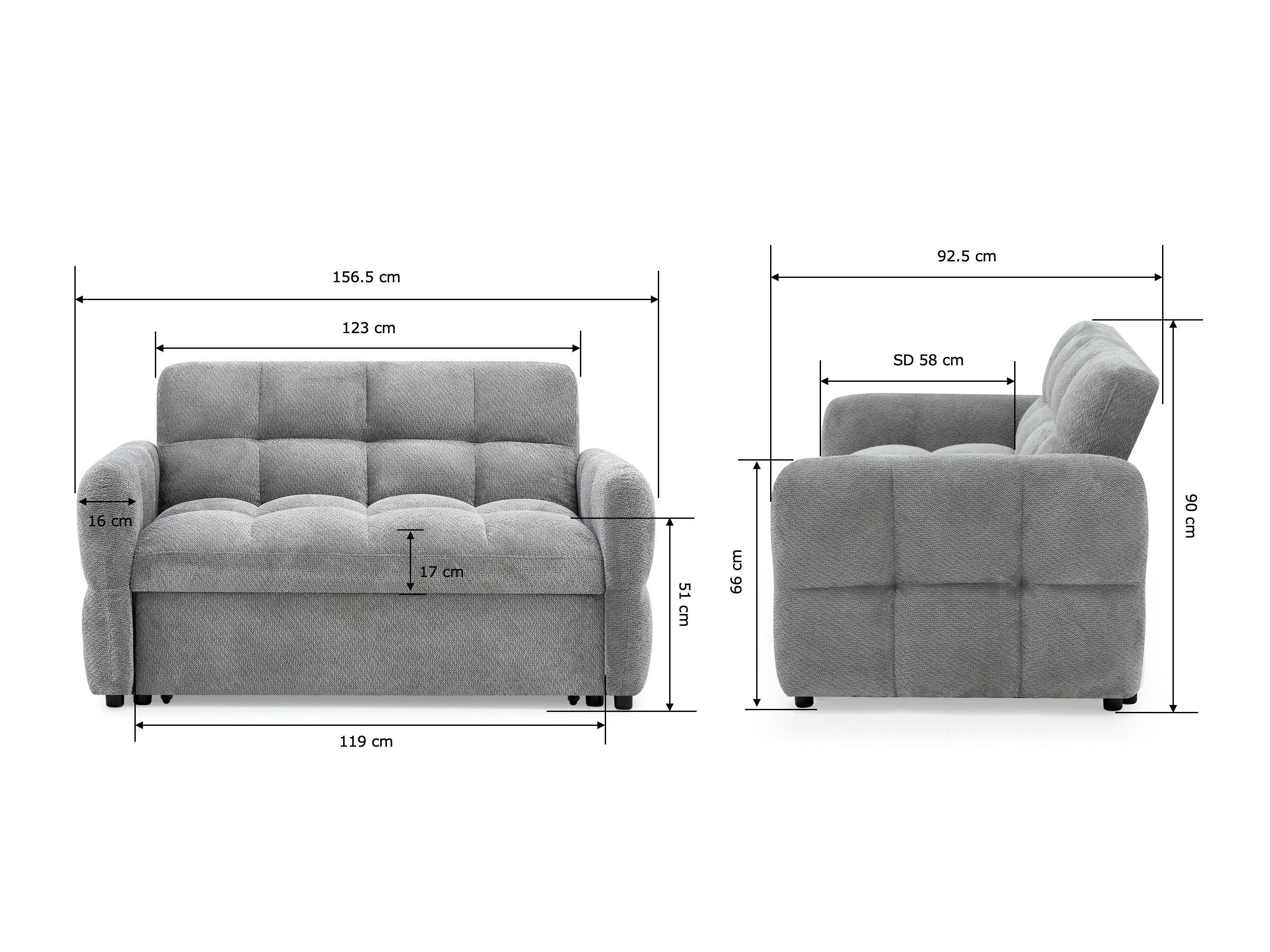 Sovesofa Comfivo Moditas (Egon 48)