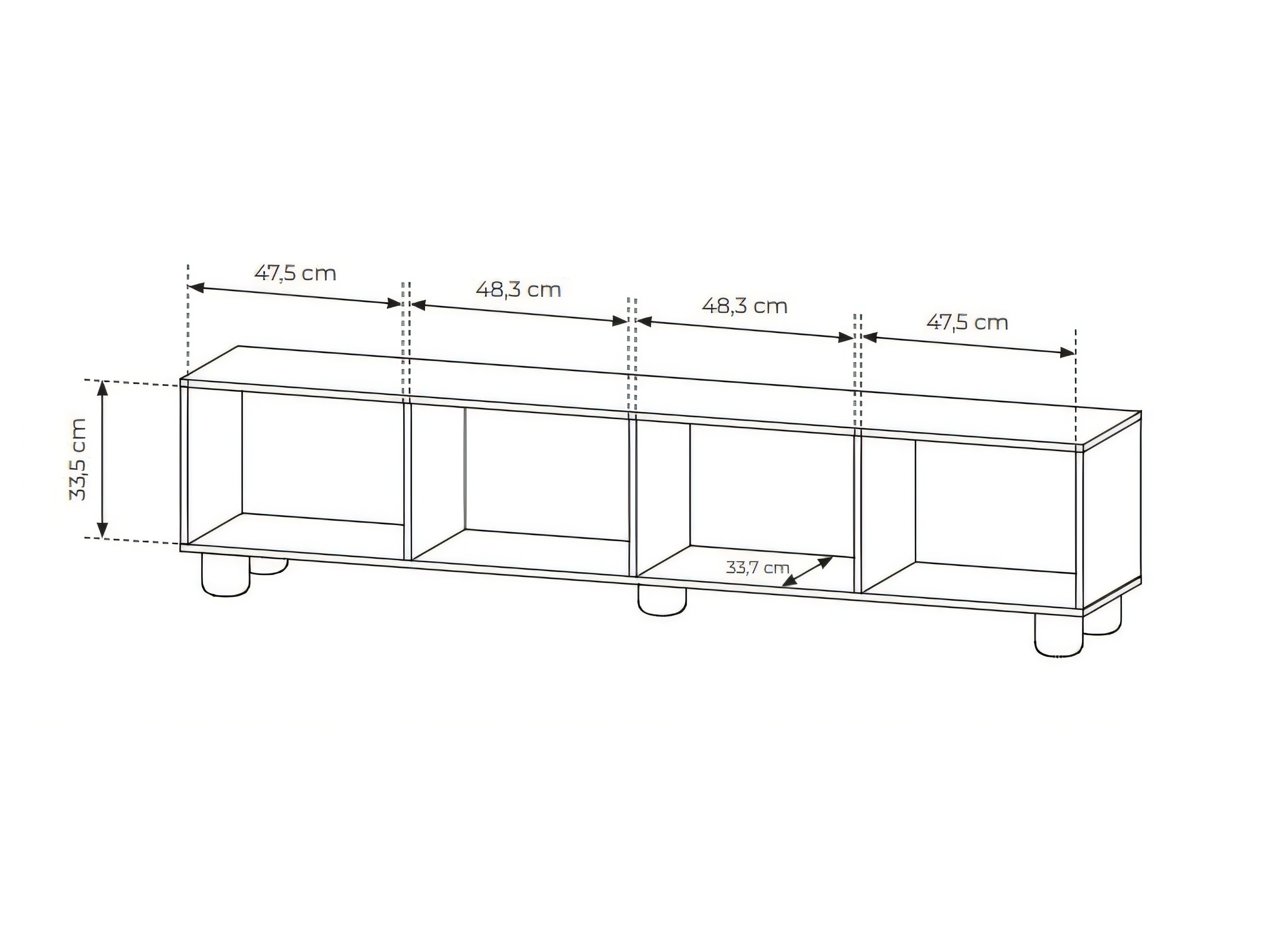 TV-bord Verdoru 105