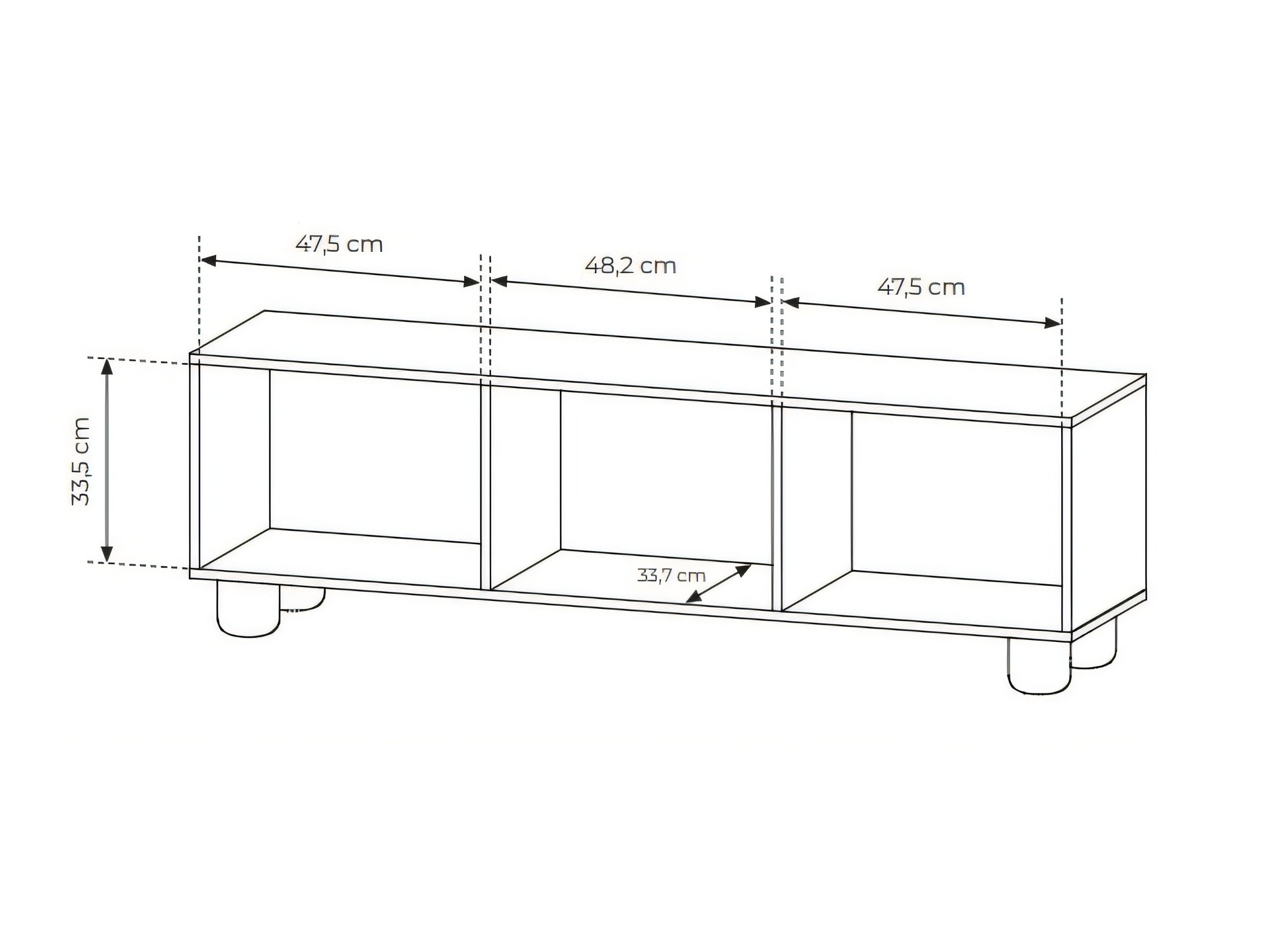 TV-bord Verdoru 106