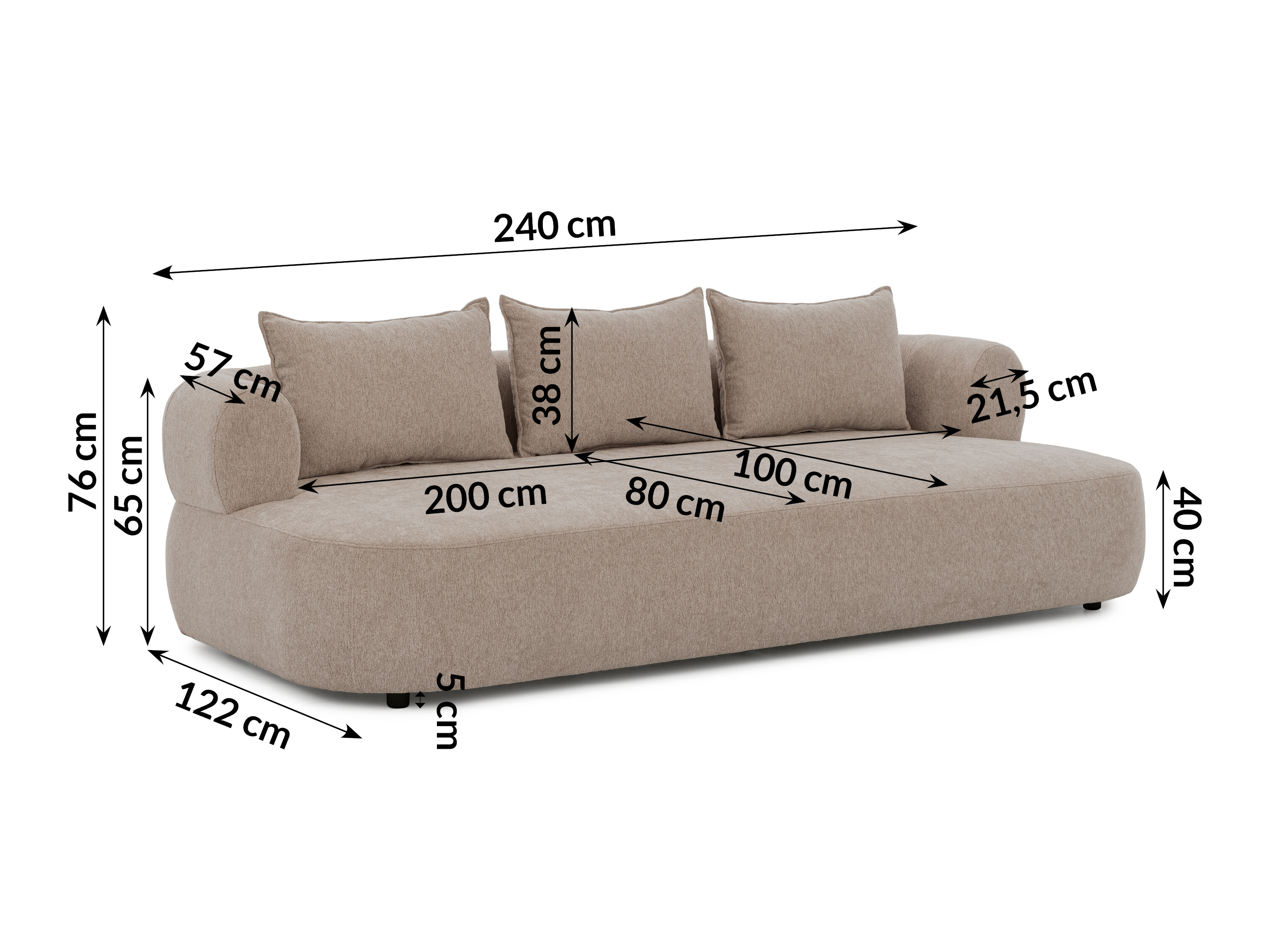 Sofa Rocklin 223 (Toro 30)
