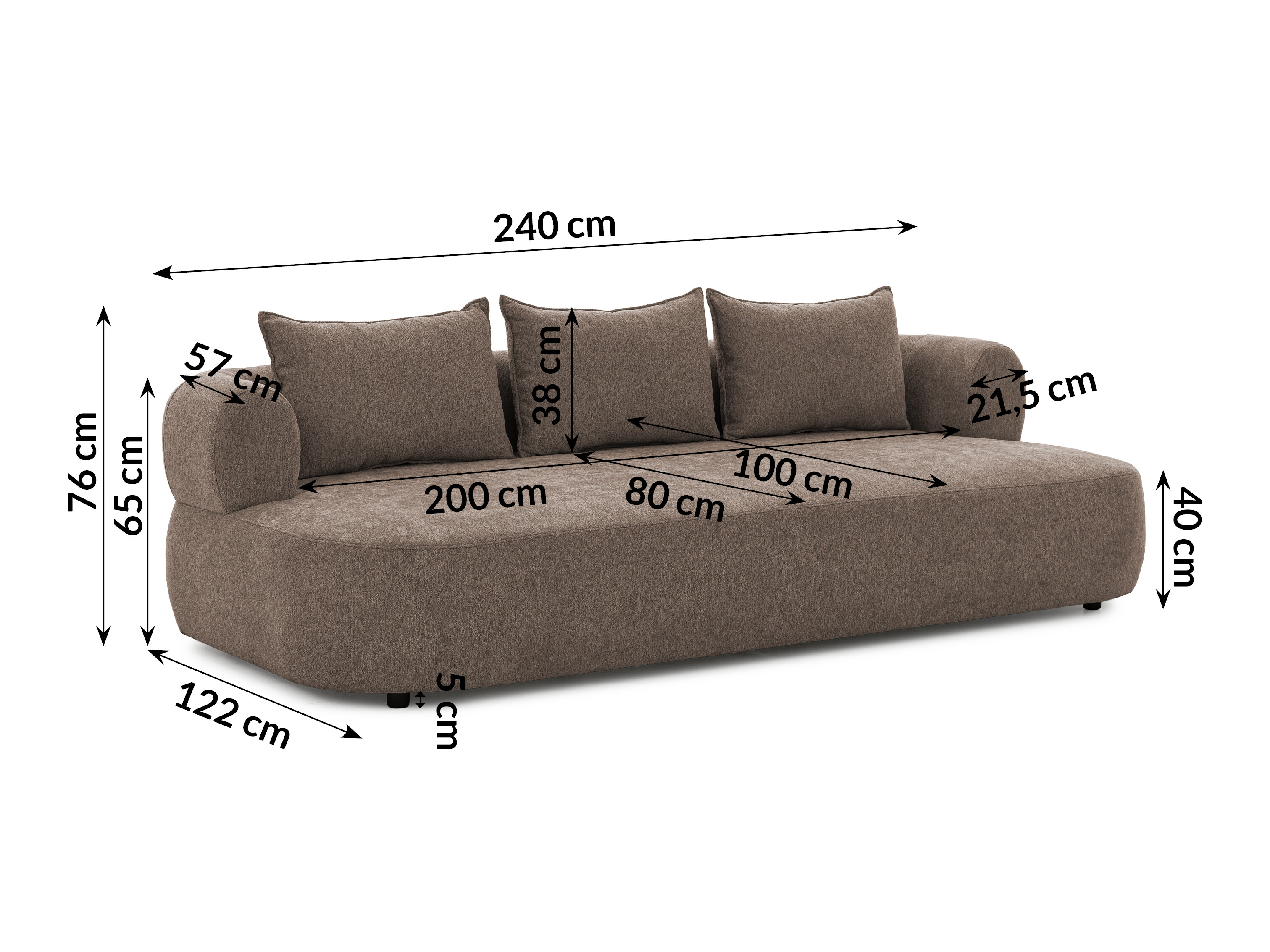 Sofa Rocklin 223 (Toro 45)