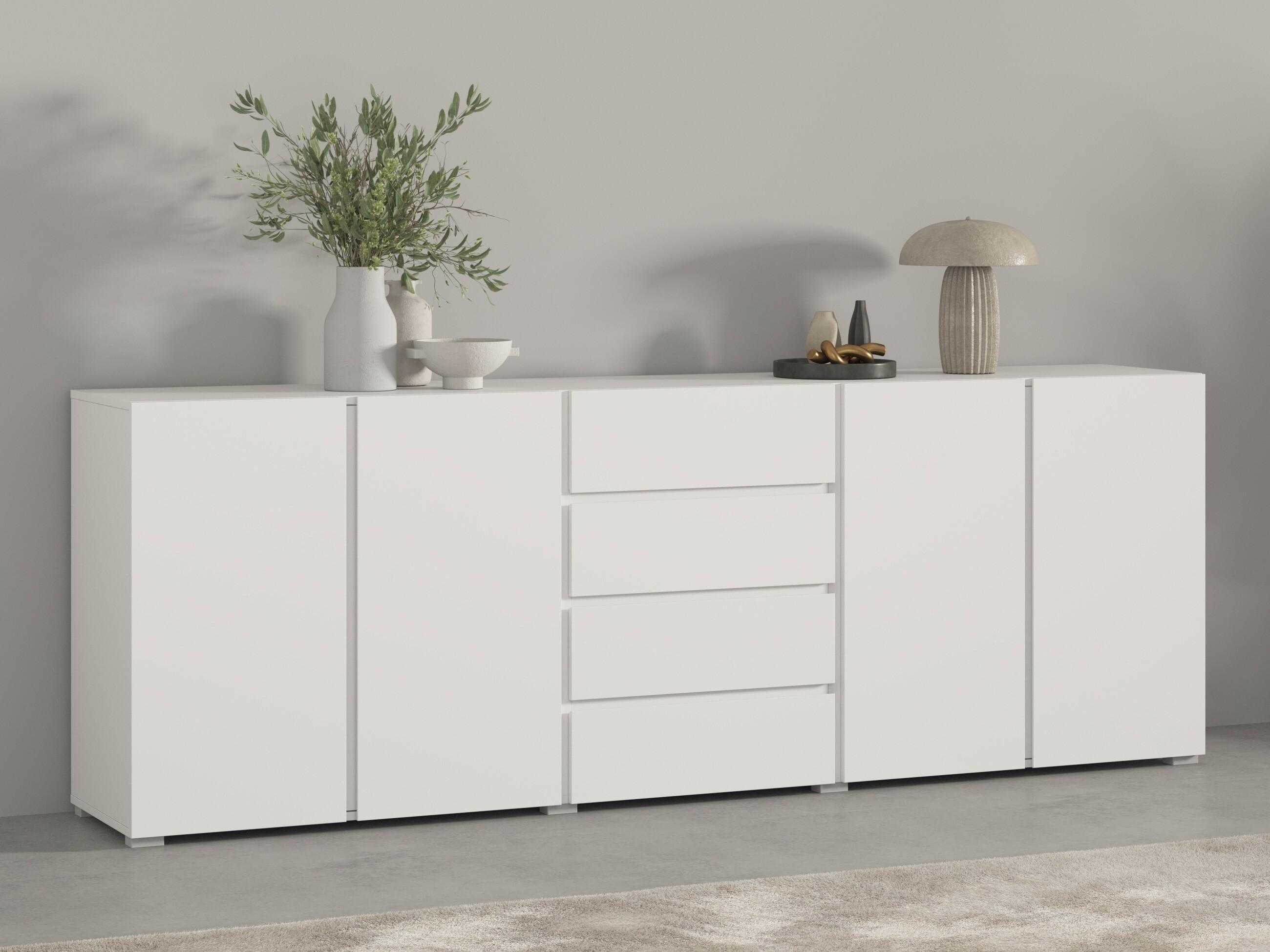 Kommode Elbleve 105 (Hvid)