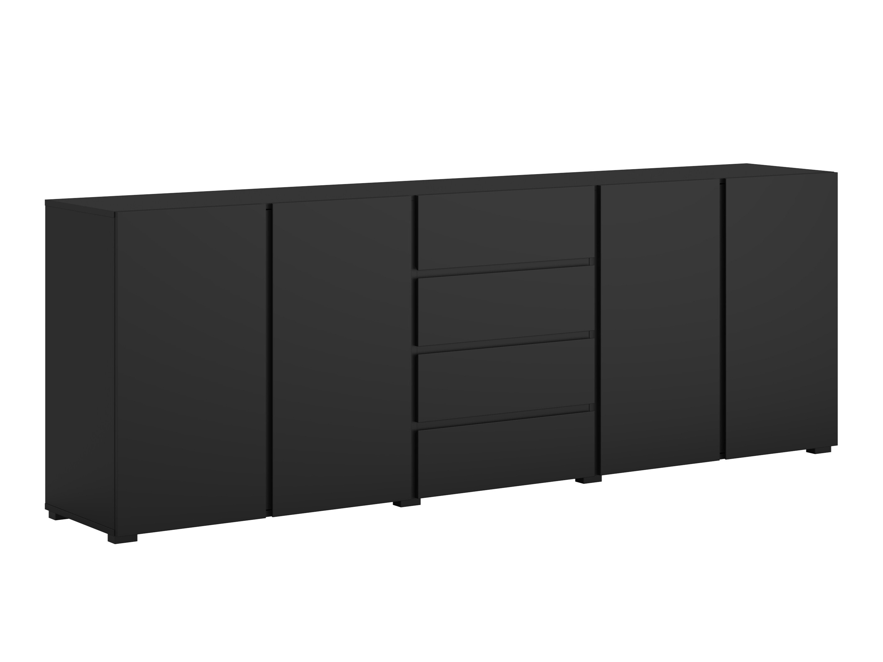 Kommode Elbleve 105 (Sort)