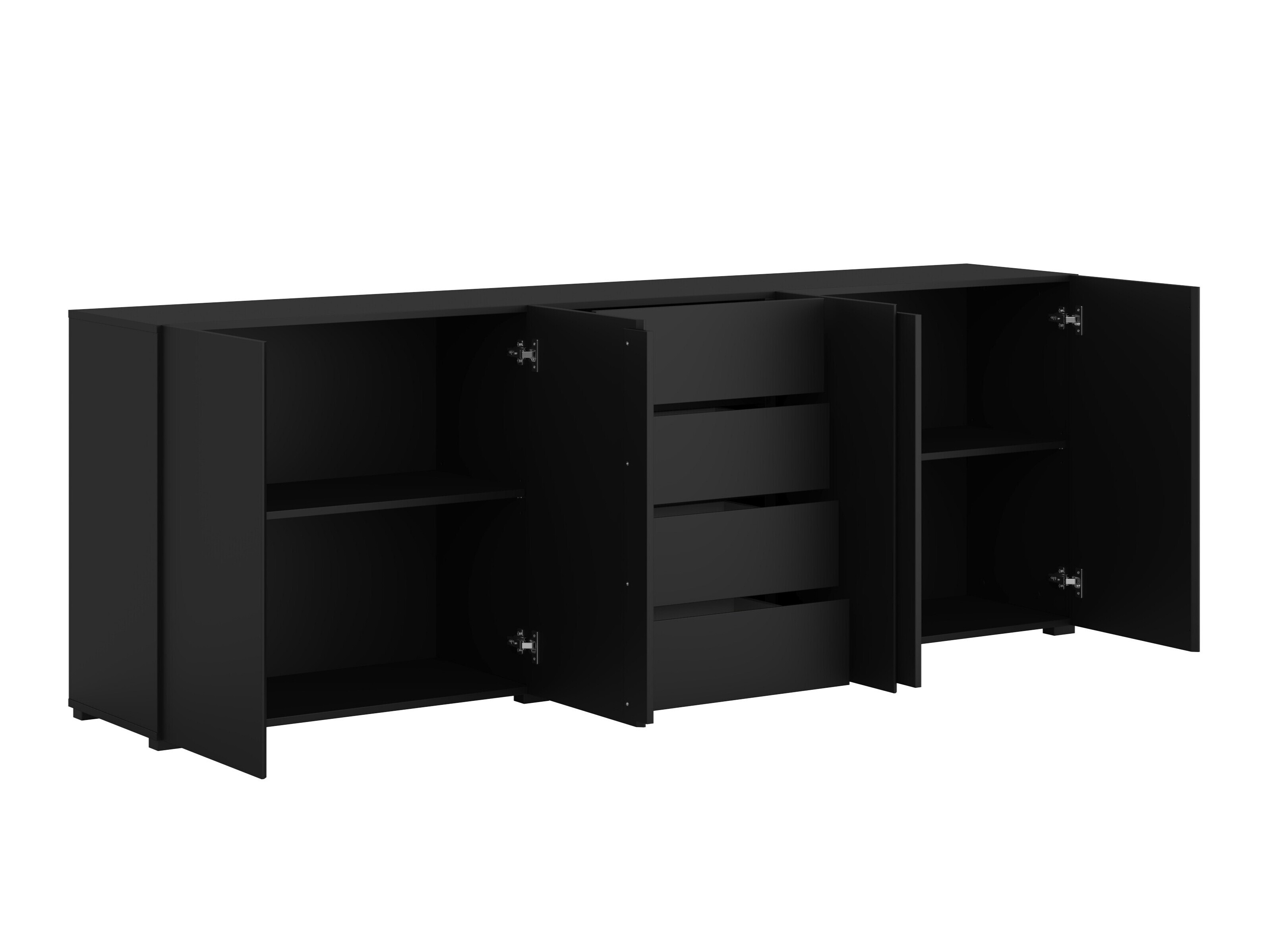 Kommode Elbleve 105 (Sort)