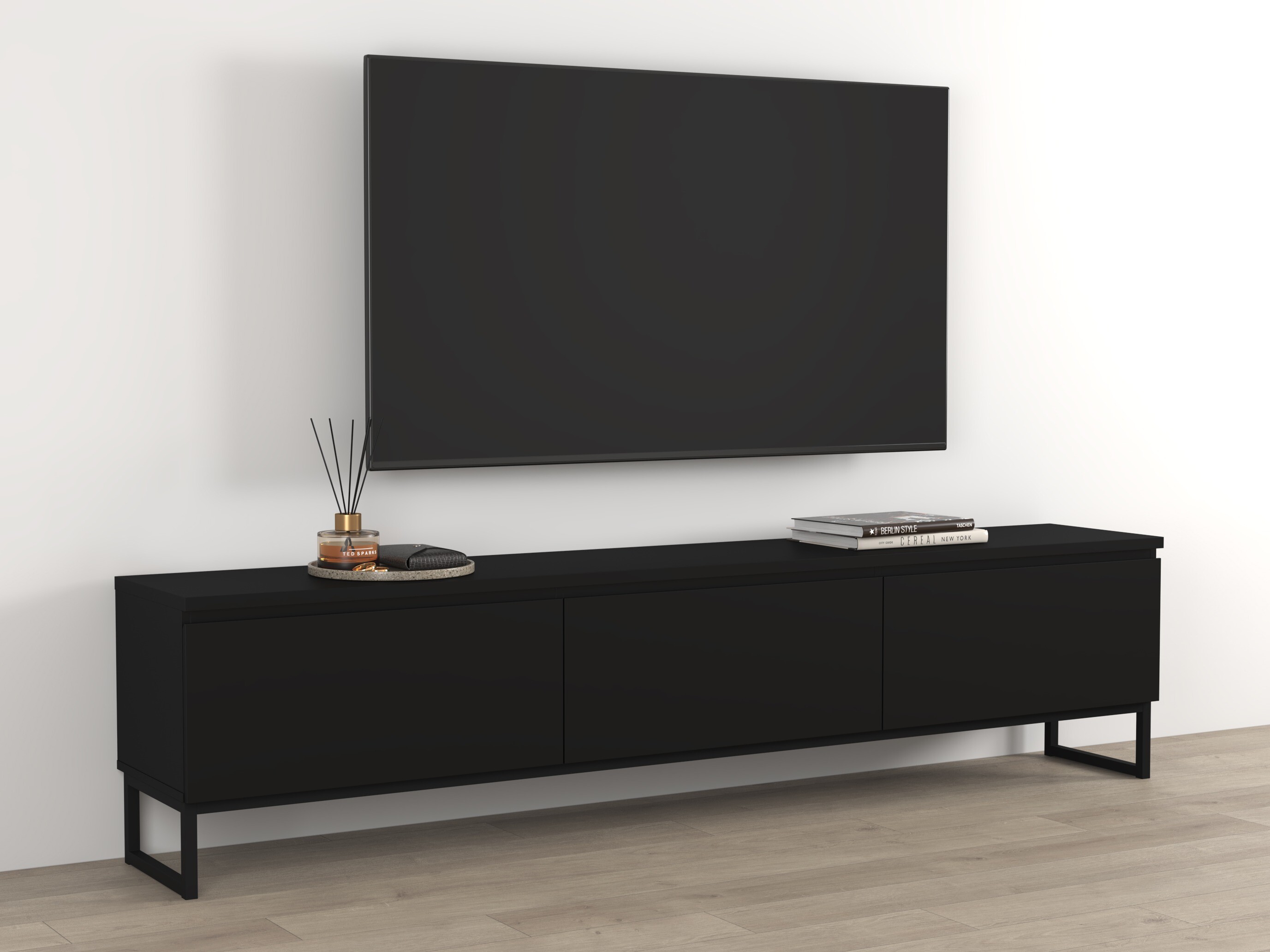 TV-bord Velsora 101 (Sort)