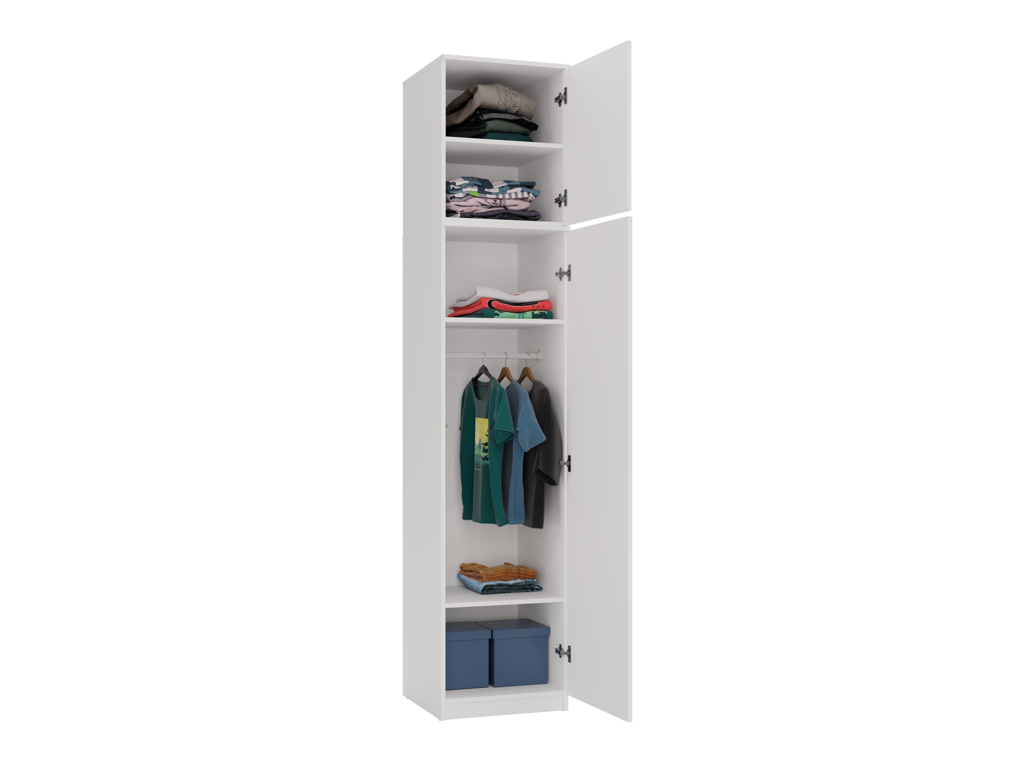 Garderobeskab Mandeville 399 (Hvid)