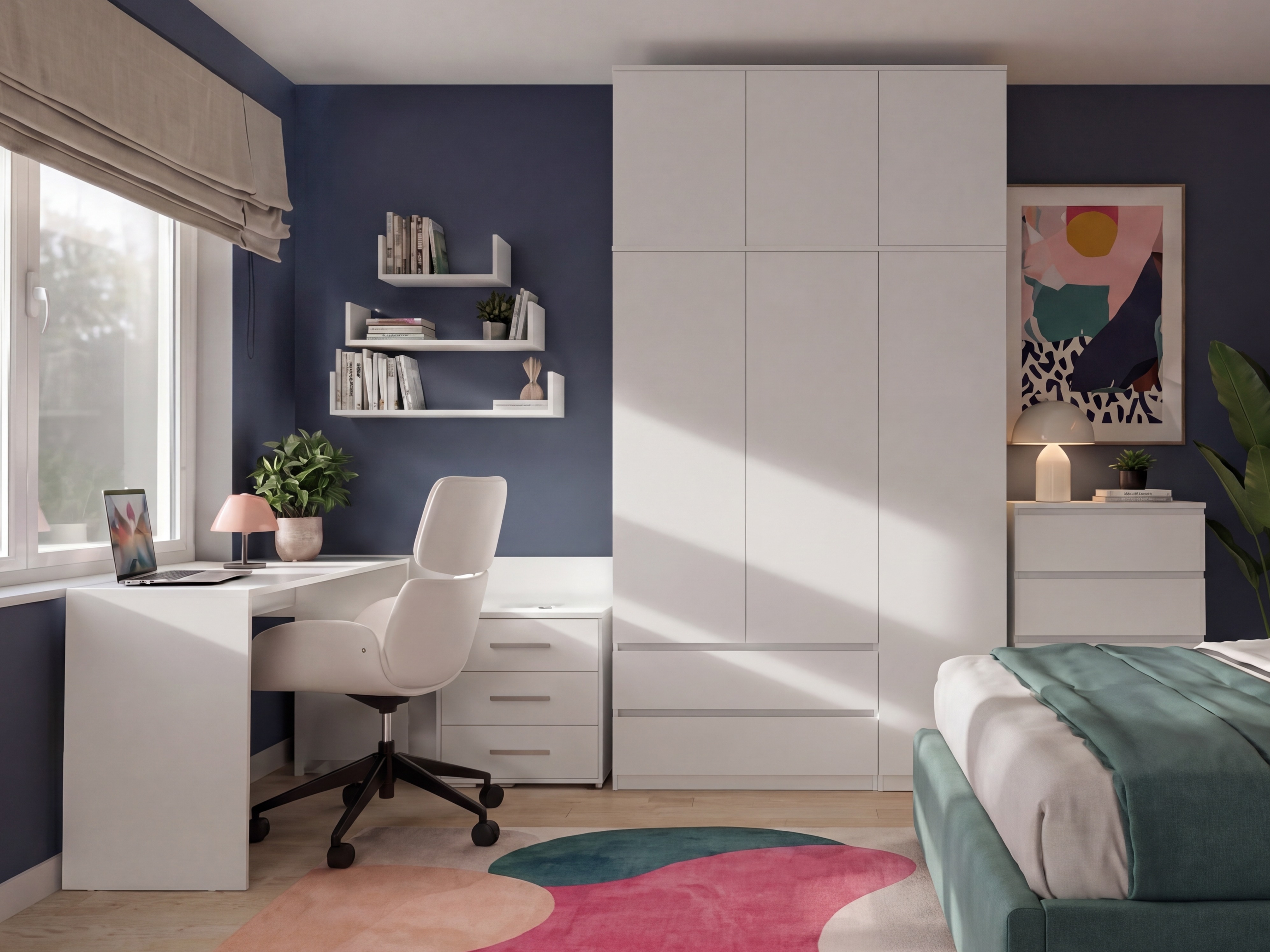 Garderobeskab Mandeville 399 (Hvid)