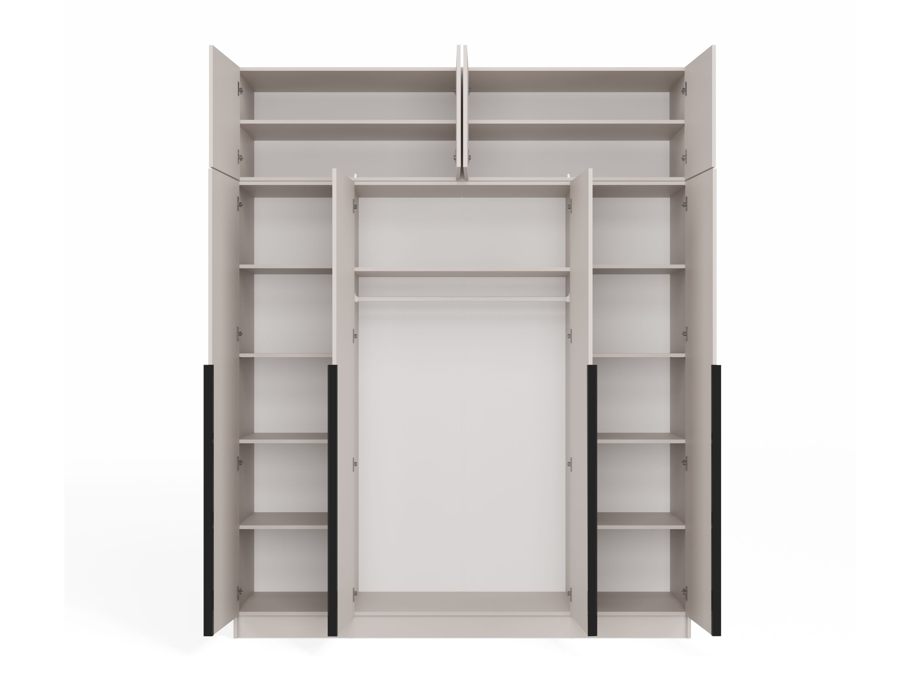 Garderobeskab Mandeville 400 (Sort)