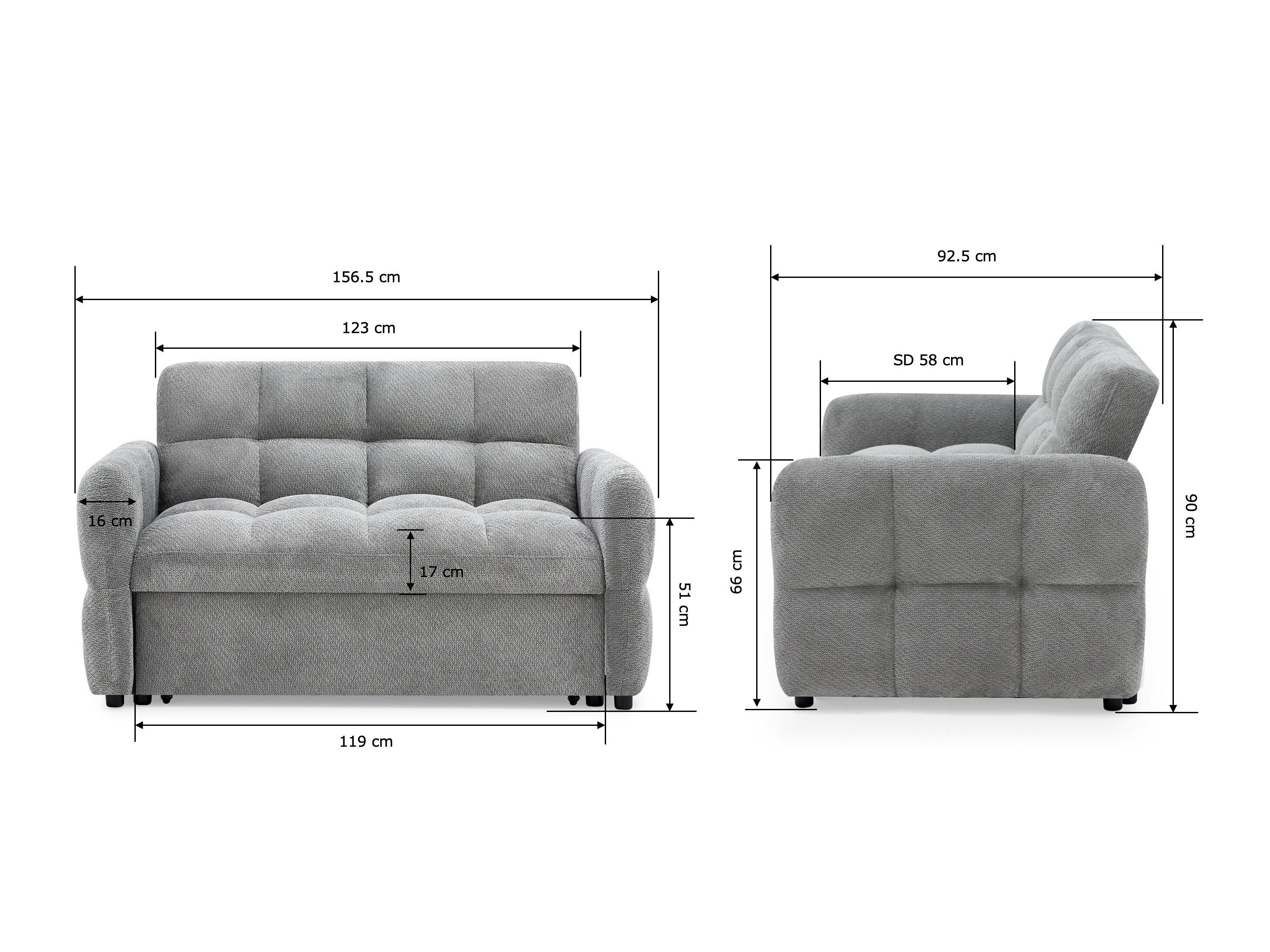 Sovesofa Comfivo Moditas (Egon 26)