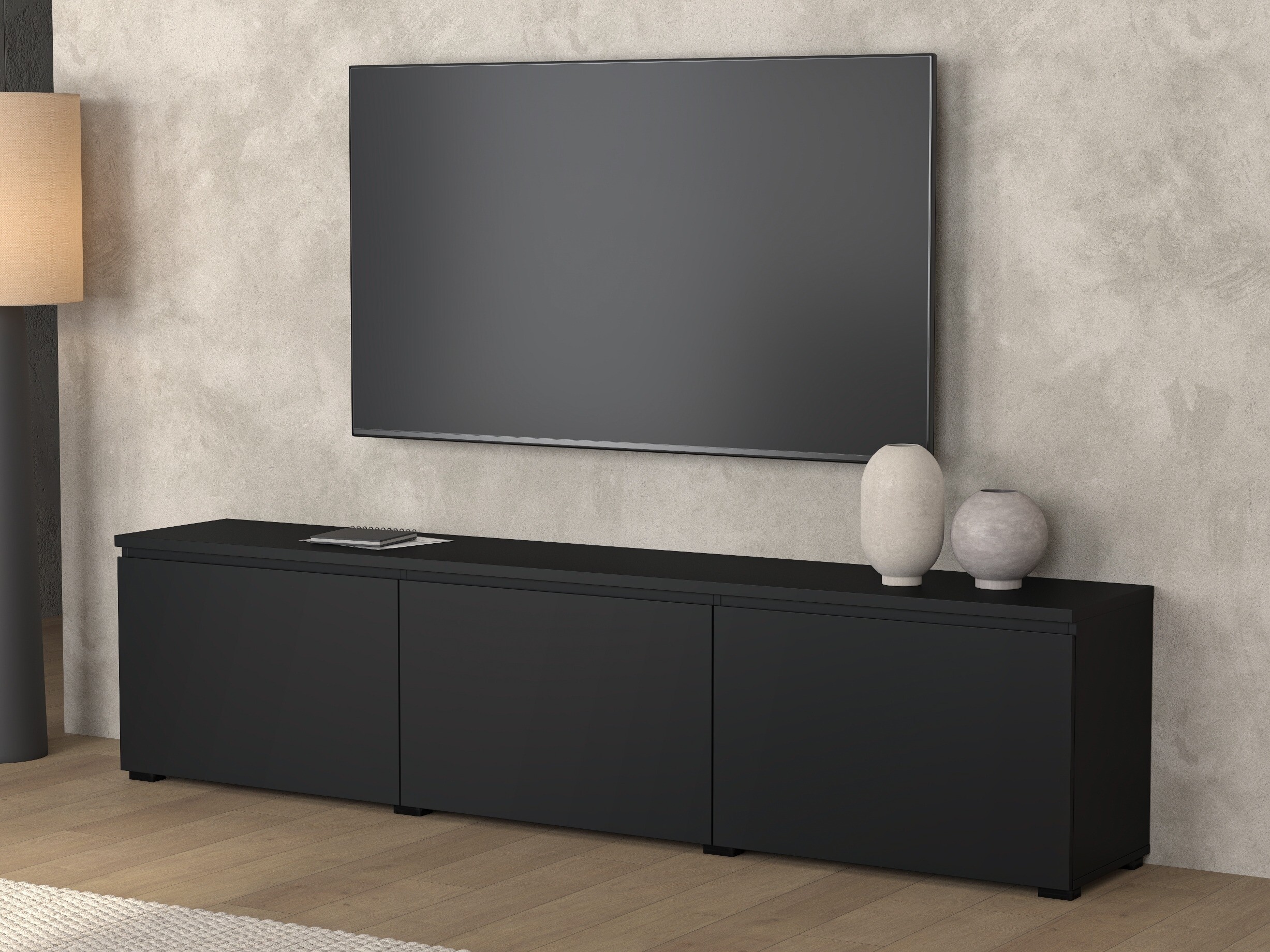 TV-bord Baletu 113 (Sort)