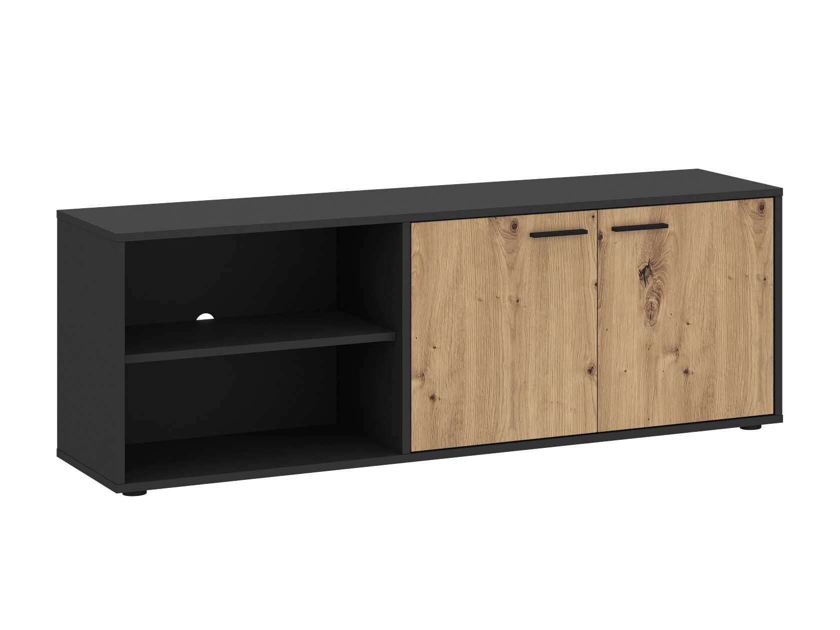 TV-bord Ontario 245 (Antracit + Artisan eg)