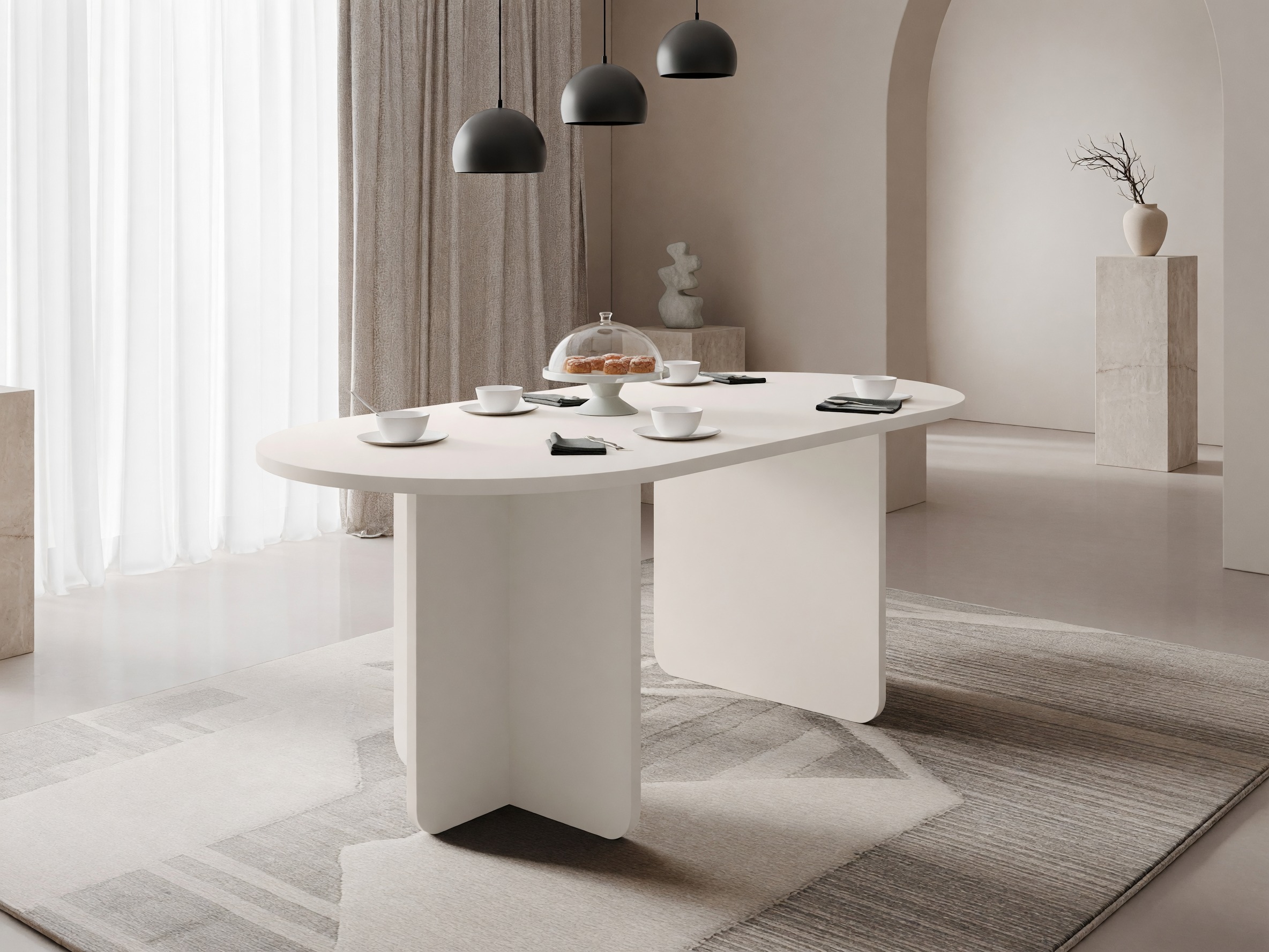 Bord Comfivo 595 (Beige)