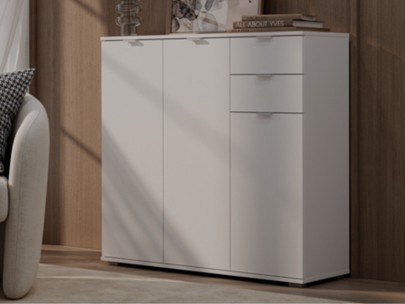 Kommode Bristol 253 (Hvid)