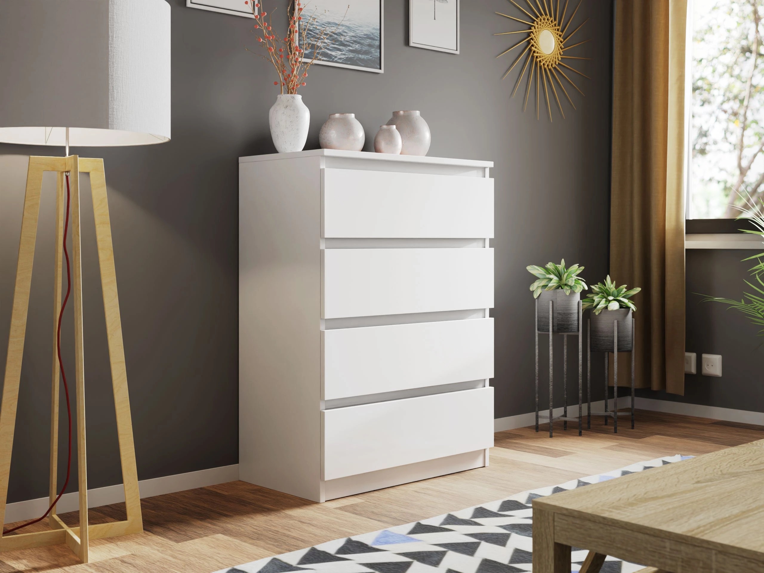 Kommode Comfivo Structor I (Hvid)