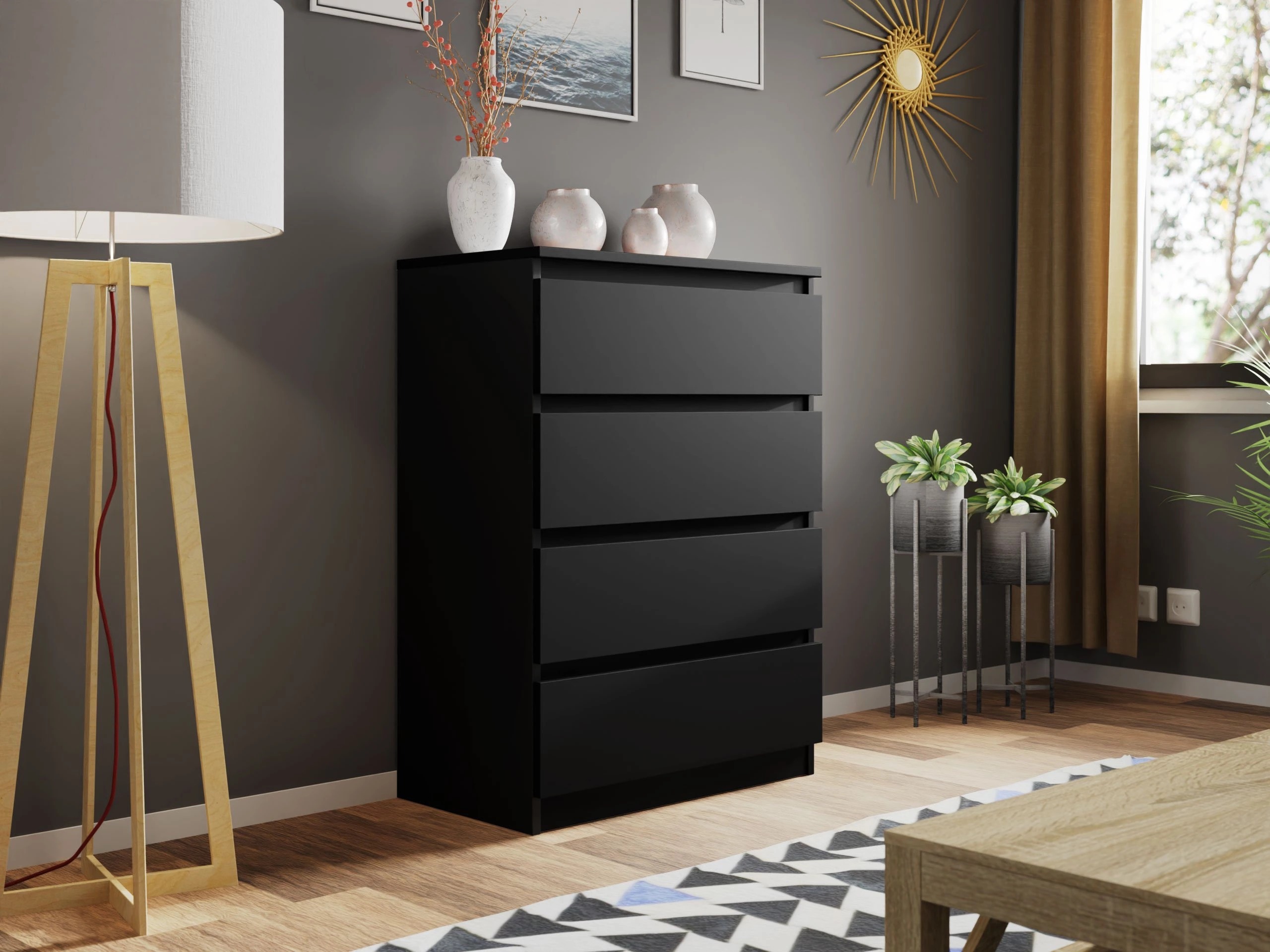 Kommode Comfivo Structor I (Sort)