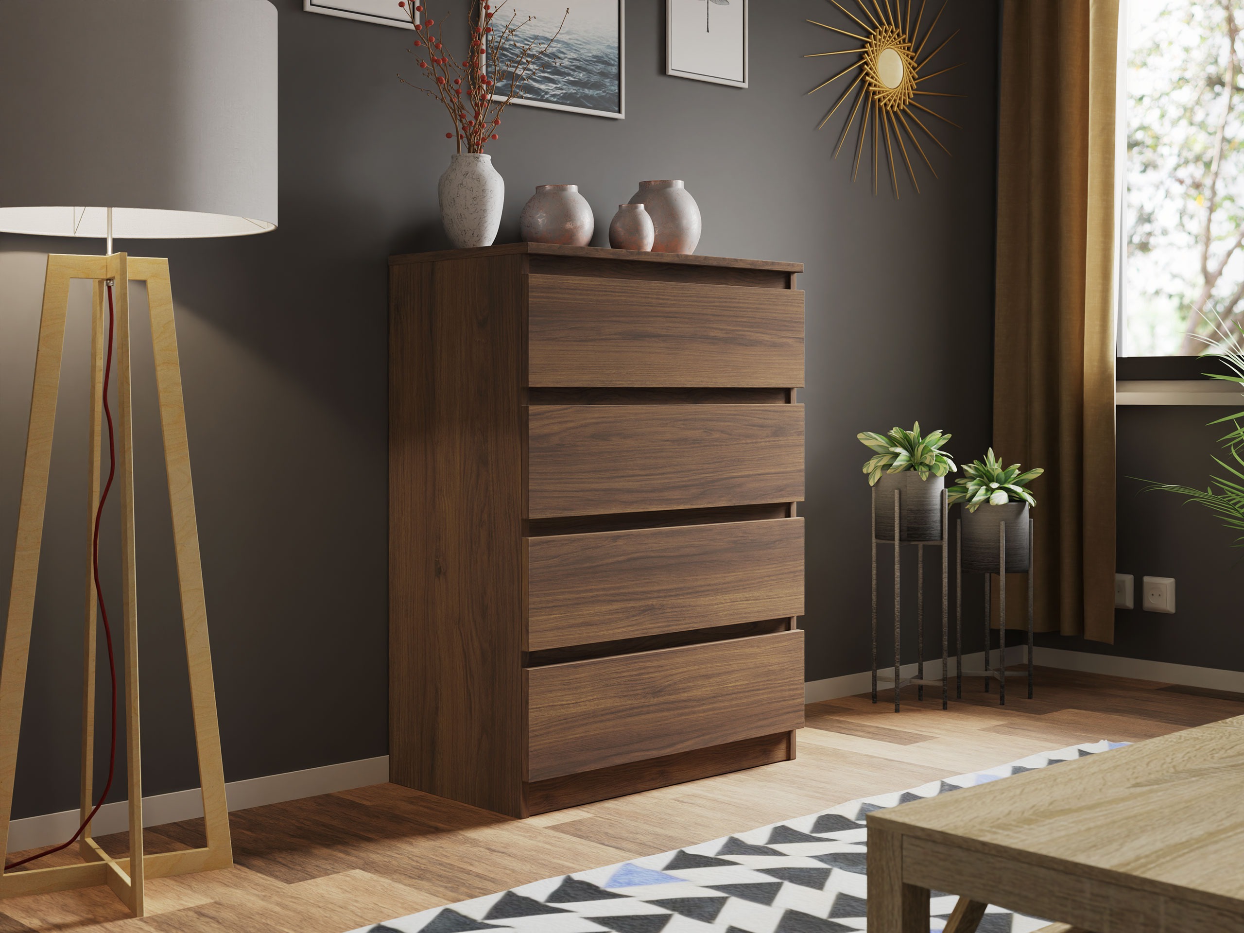Kommode Comfivo Structor I (Valnød)