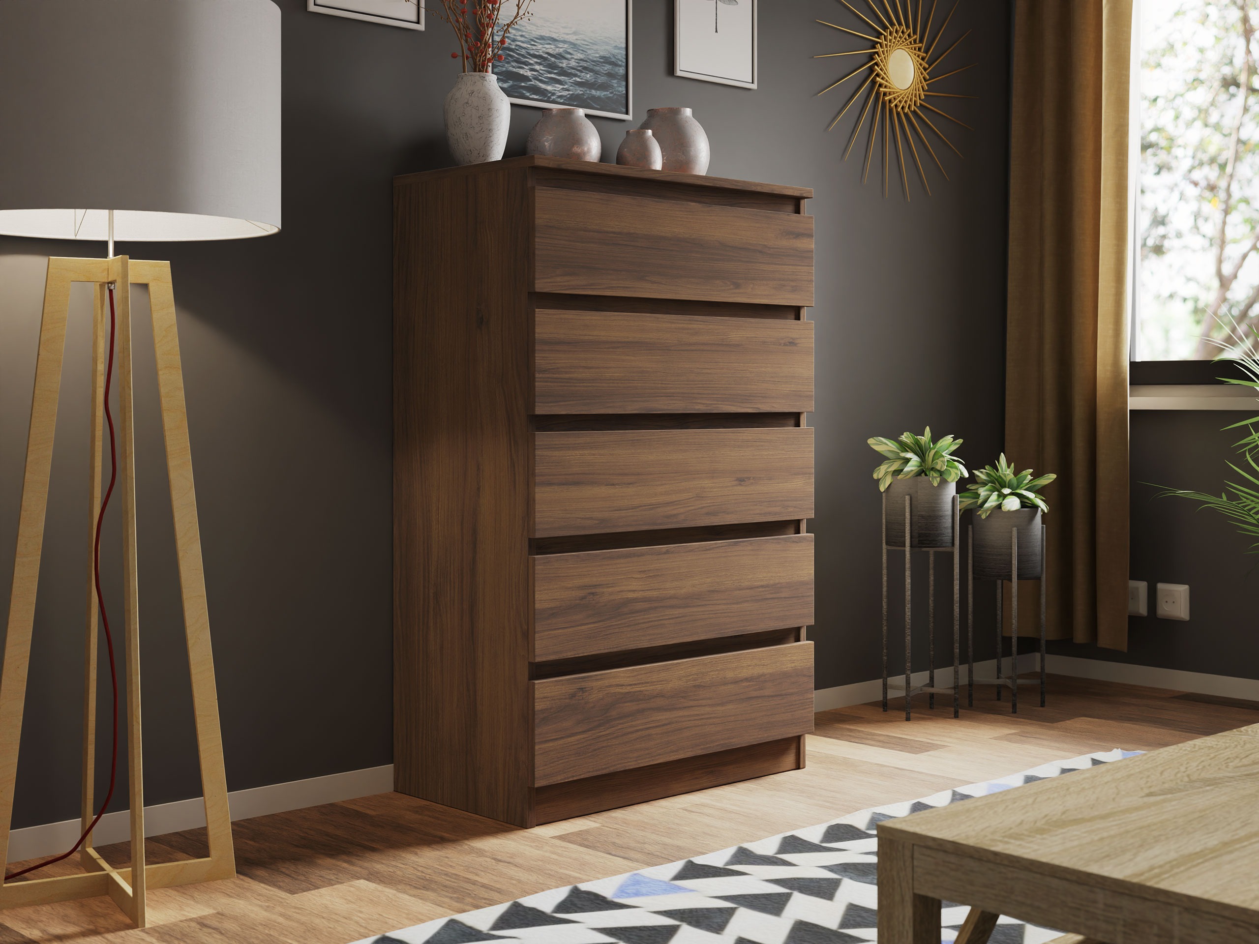 Kommode Comfivo Structor IV (Valnød)