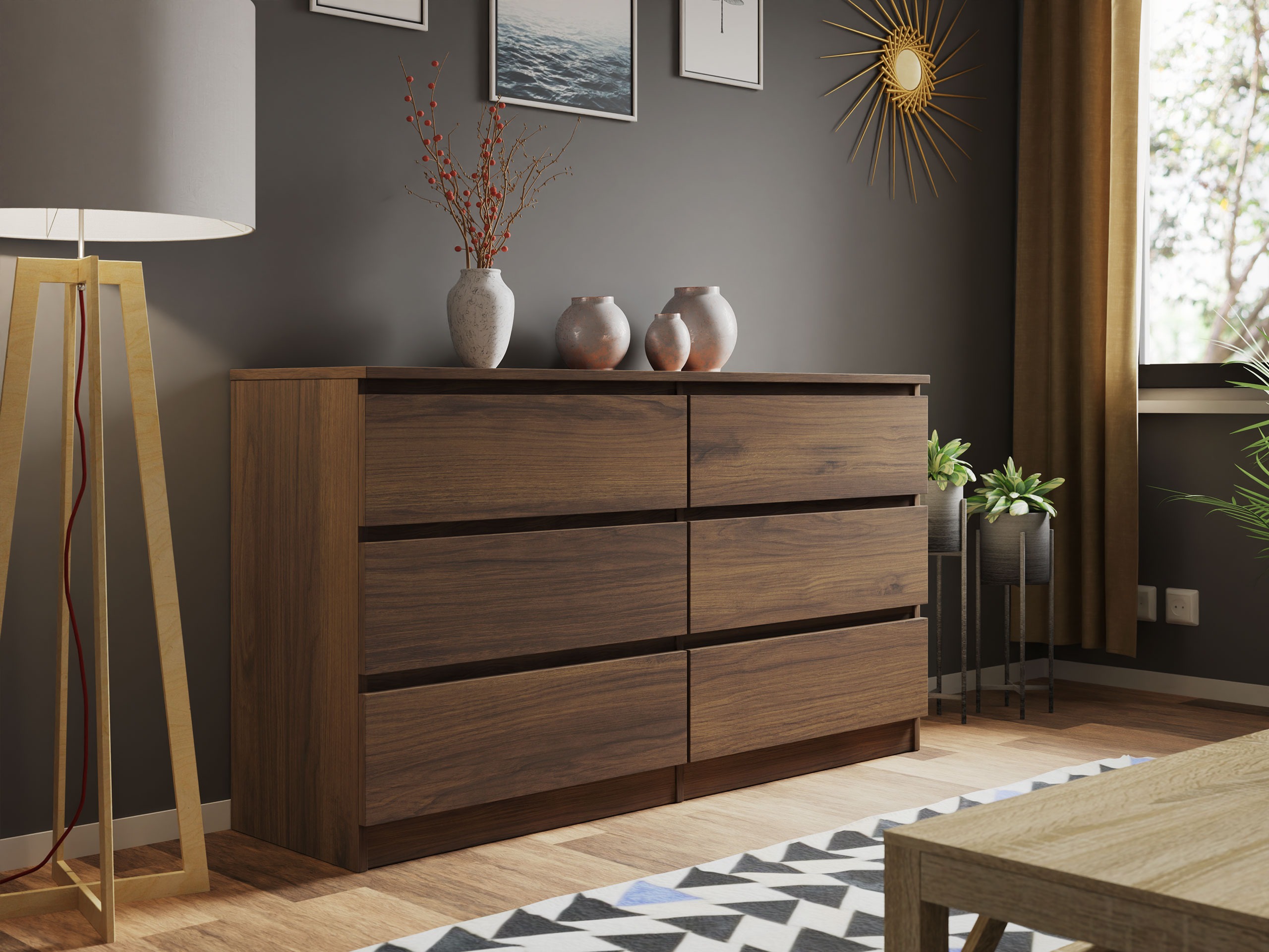 Kommode Comfivo Structor II (Valnød)