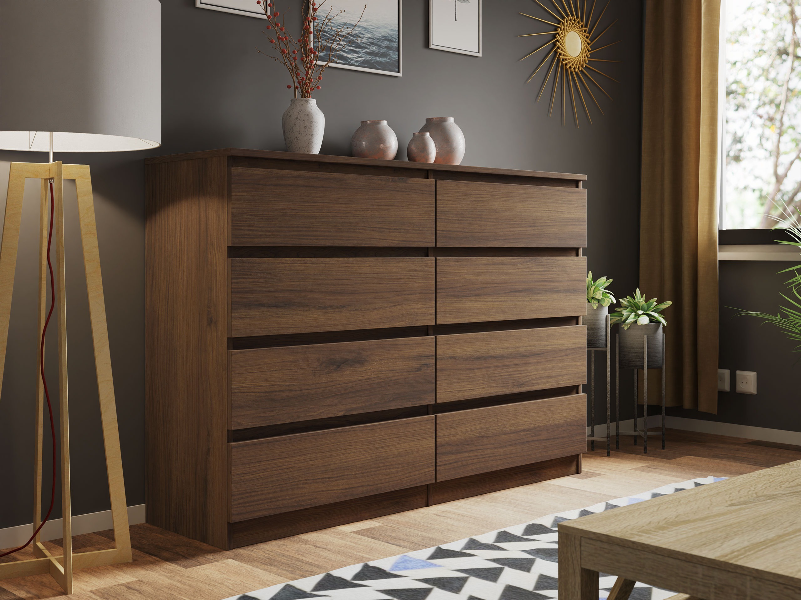 Kommode Comfivo Structor III (Valnød)