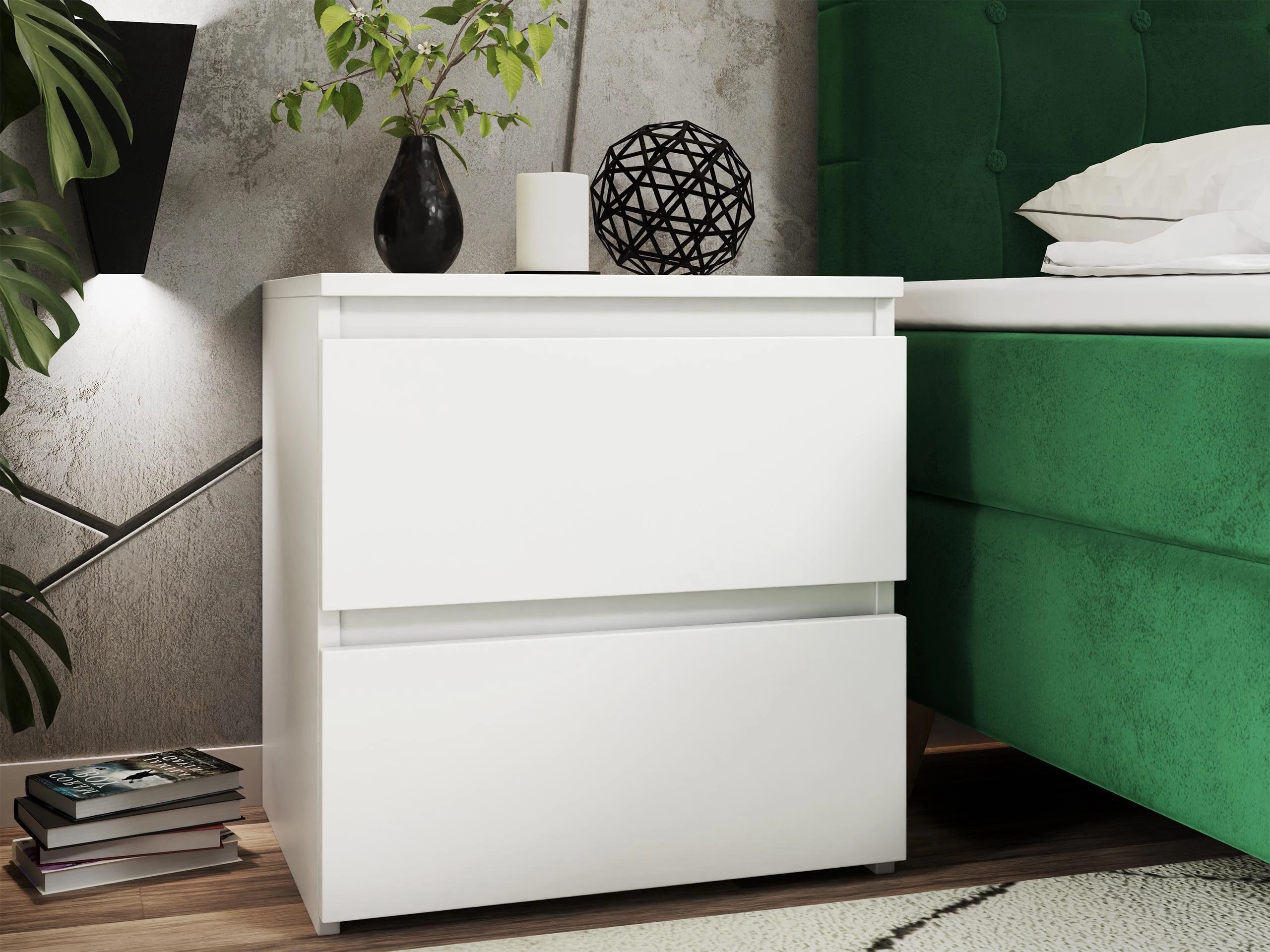 Sengebord Comfivo Structor I (Hvid)
