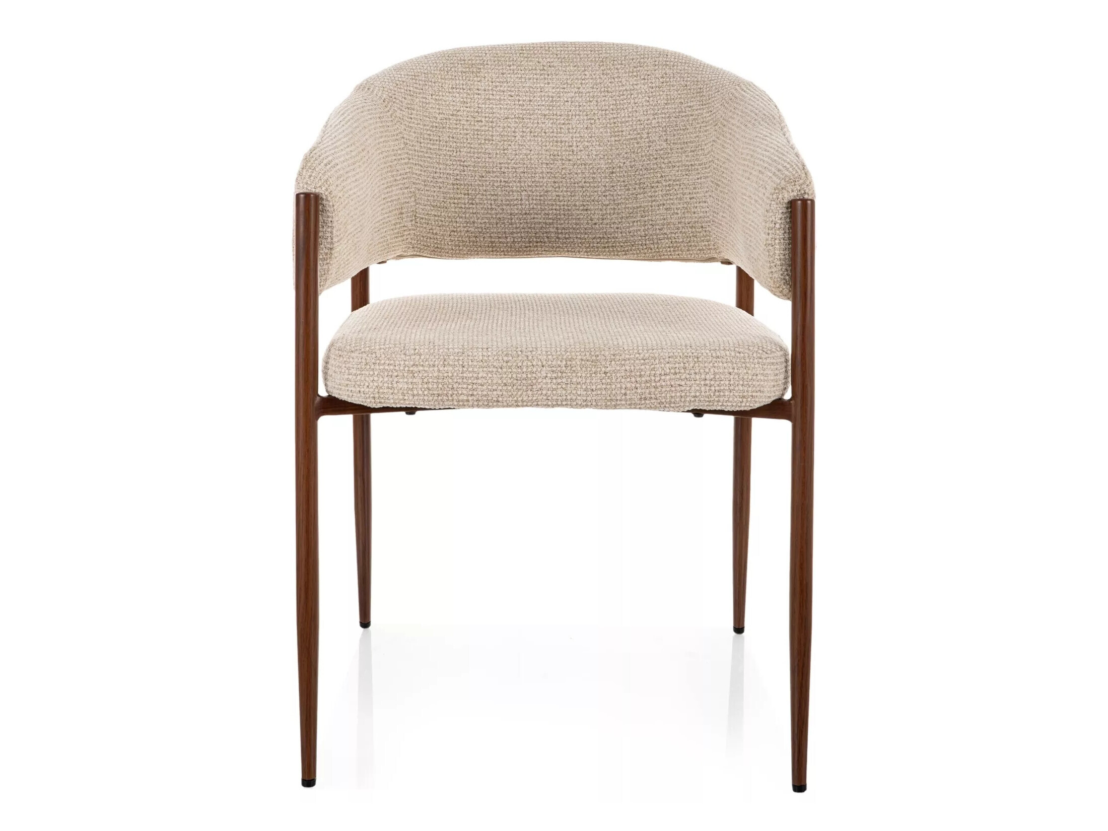 Stol Detroit 1053 (Lys beige + Valnød)