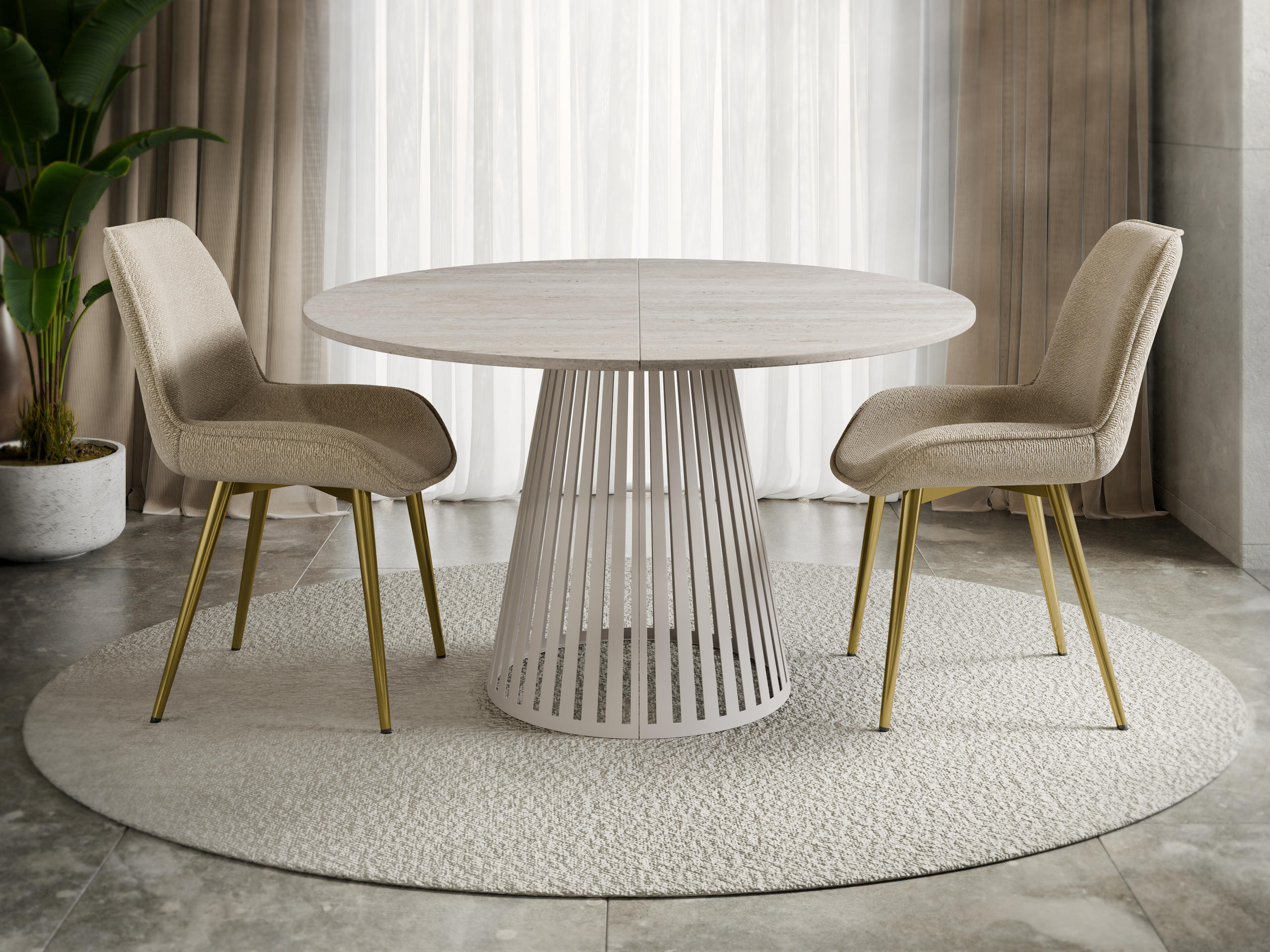 Bord Prudentia (Lys Travertine + Kashmir)