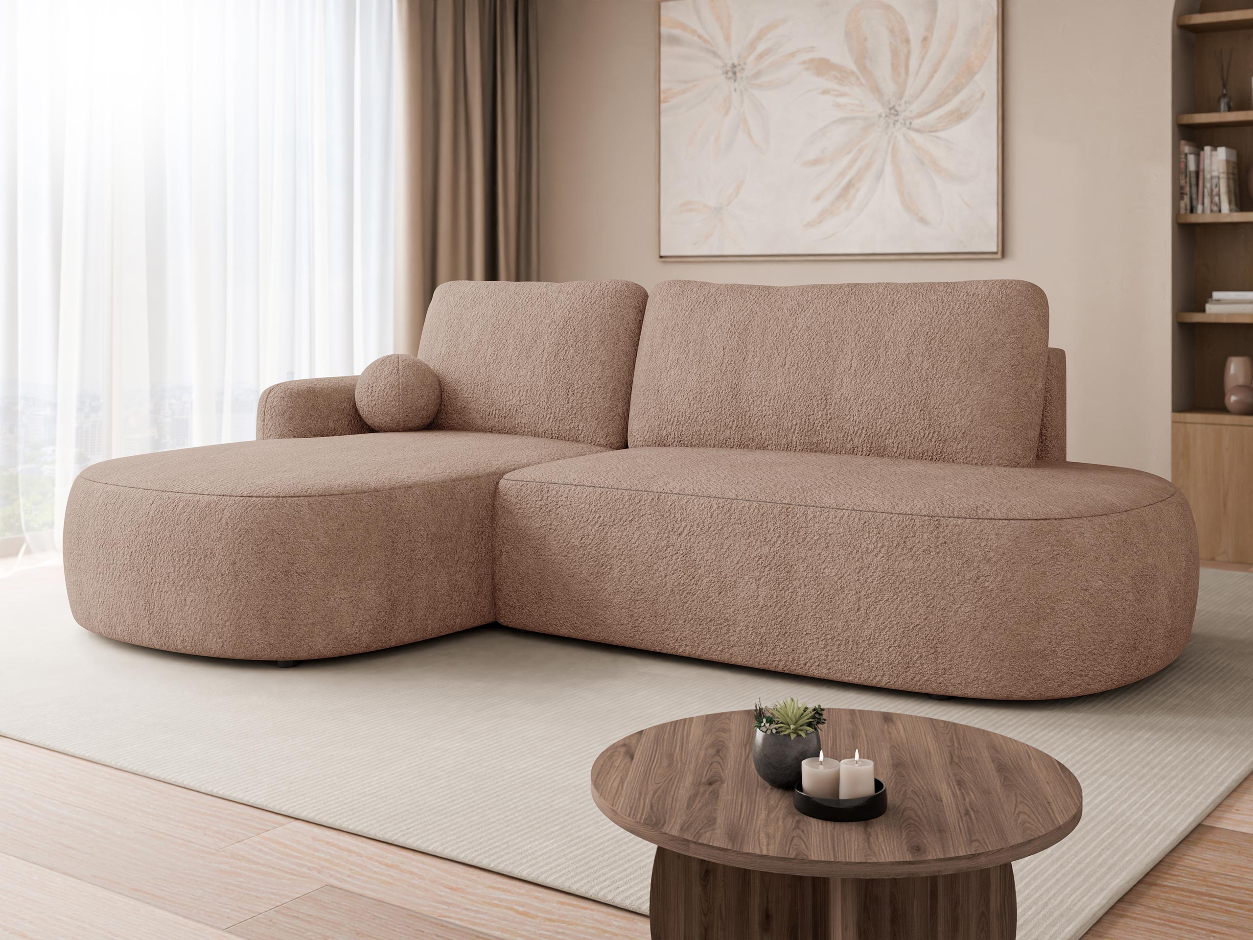 Hjørnesofa Comfivo 601 (Coral 45)