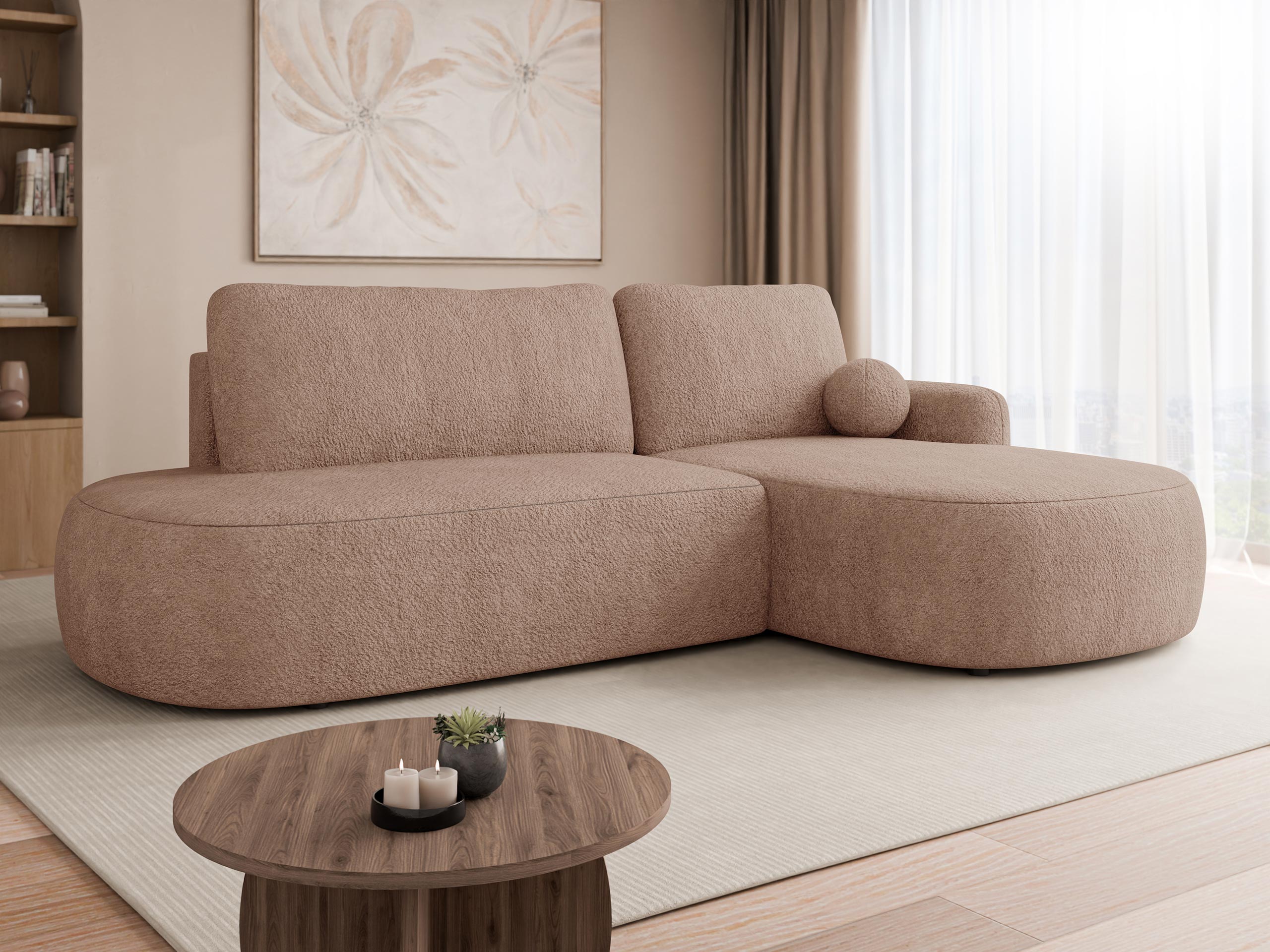 Hjørnesofa Comfivo 601 (Coral 45)