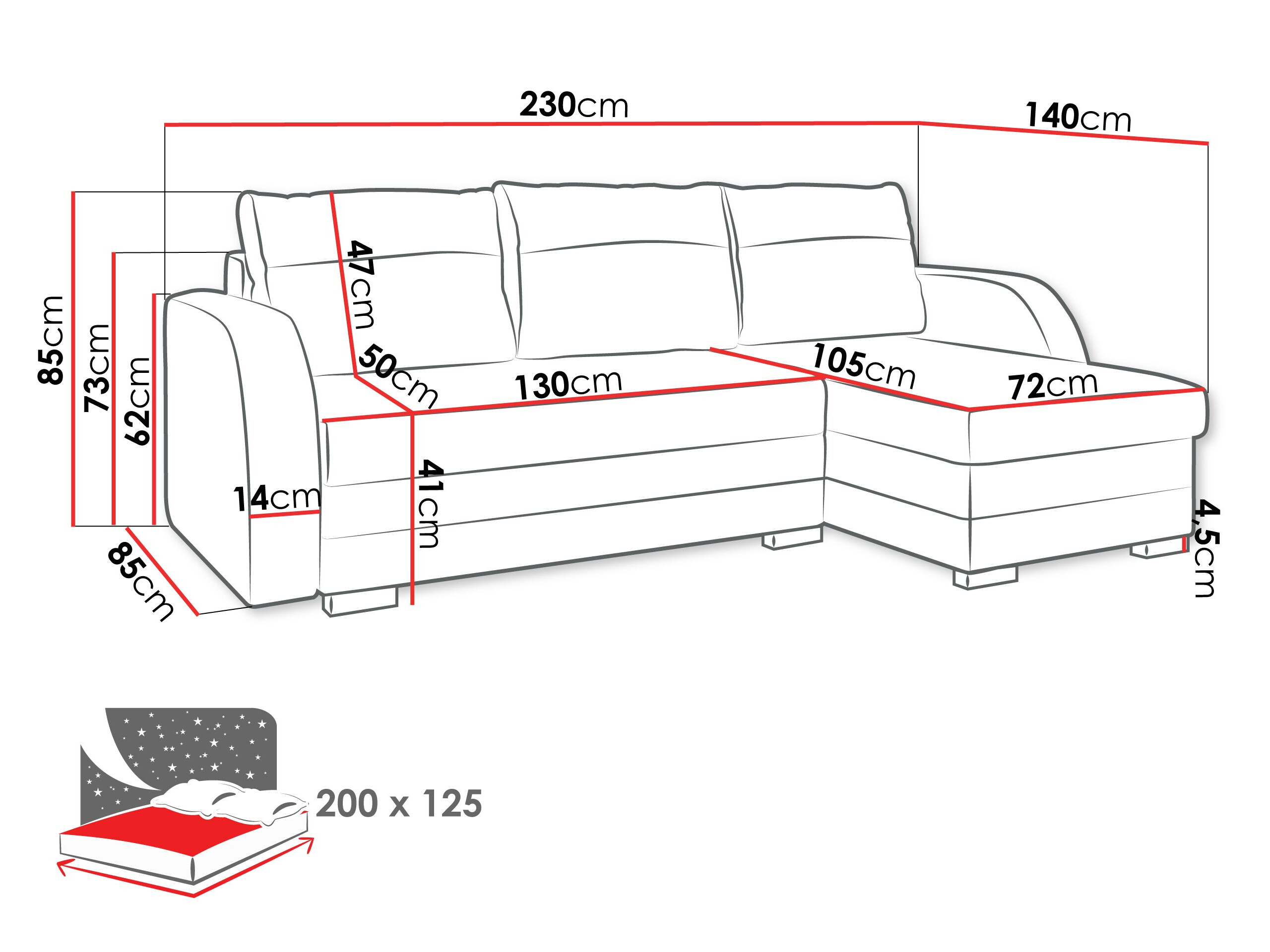 Hjørnesofa Gratia (Lumo 40 + Margo 227.09)
